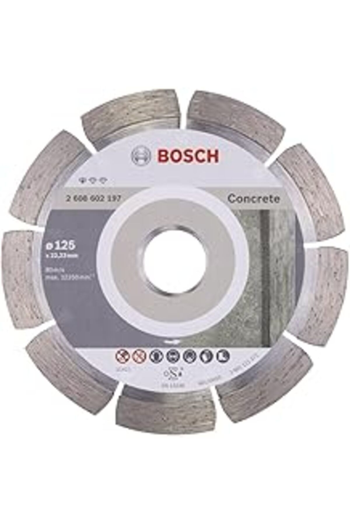 robotrend Bosch Professional Accessories Elmas Kesme Ve Delme Aksesuarları, Disk, Gri, 1 Adet