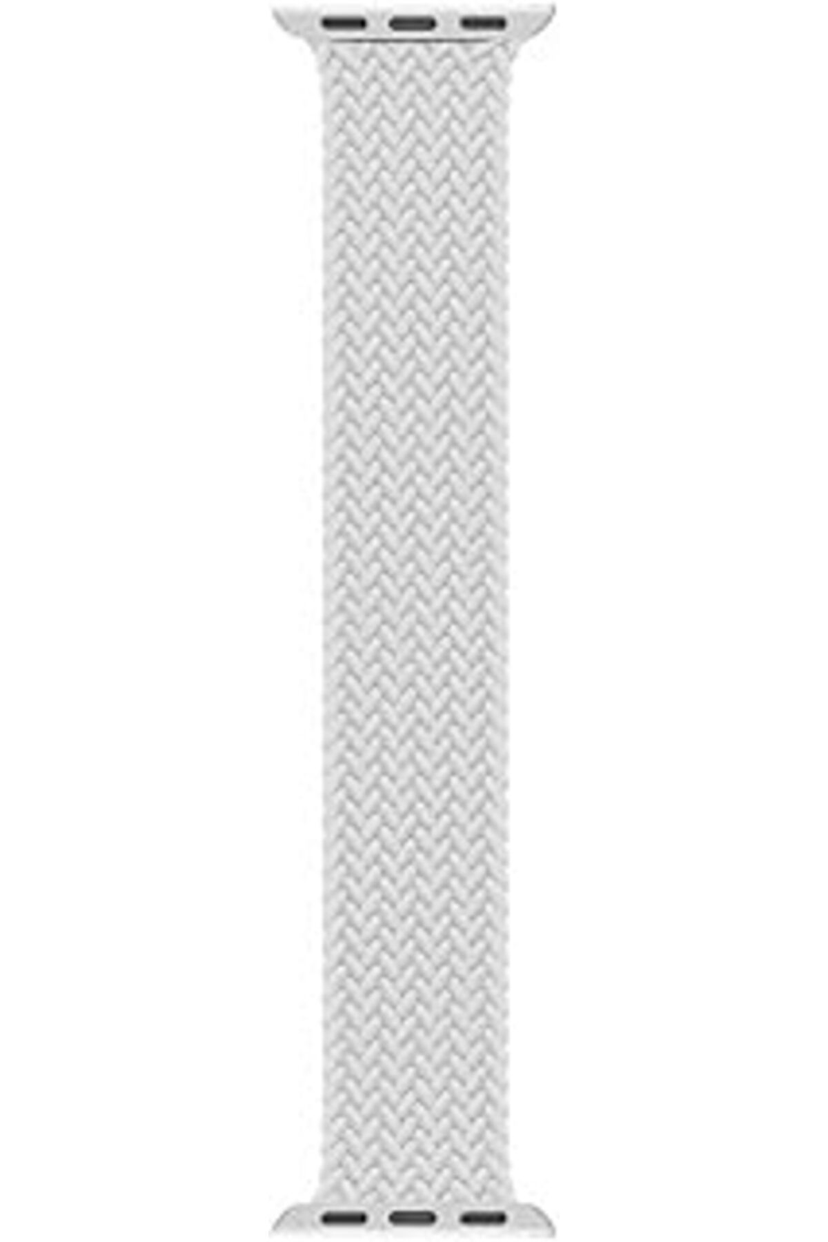 Pazarcan Microsonic Apple Watch Series 3 42Mm Kordon, (Medium Size, 147Mm) Knitted Fabric Single Loop (Apple