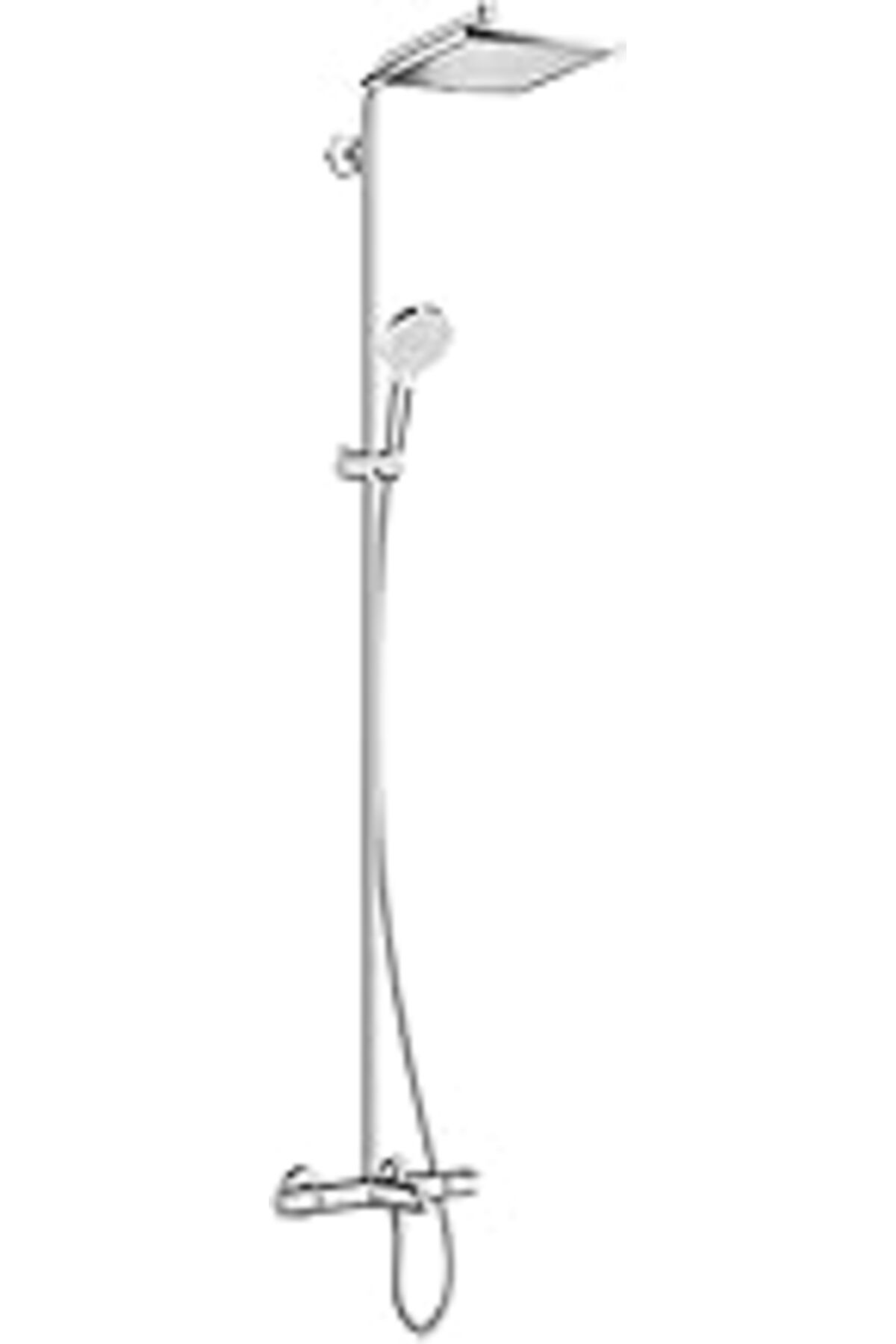 TBSProjects Hansgrohe Crometta E240 Termostatik Duş Kolonu Gagalı