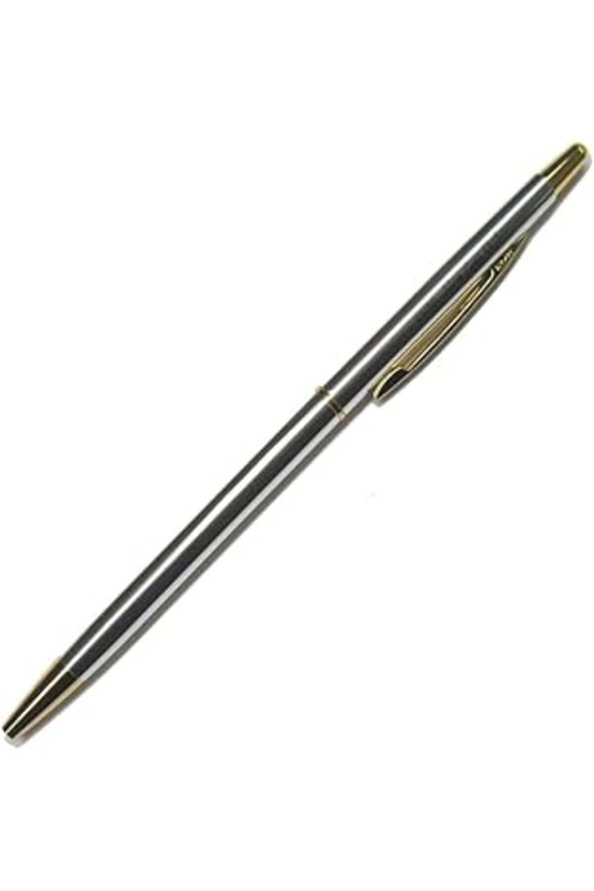 TBSProjects Ohto Slim Line Serisi Nbp-5B5 Metalik Gümüş Tükenmez Kalem 0.5