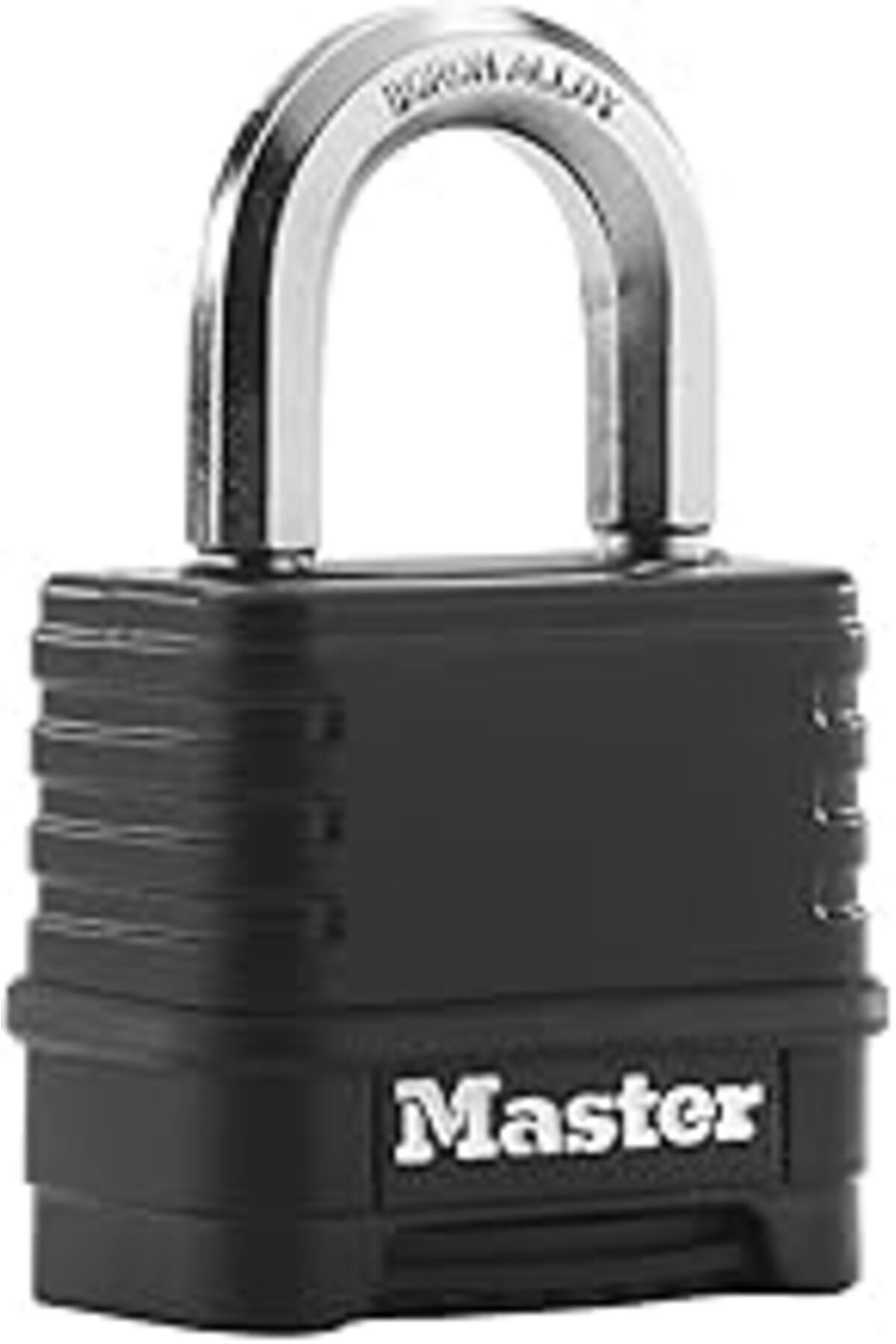 NETWORK ART Master Lock Çinko, Termo Kaplama Yuvarlak Asma Kilit 50 Mm, Siyah