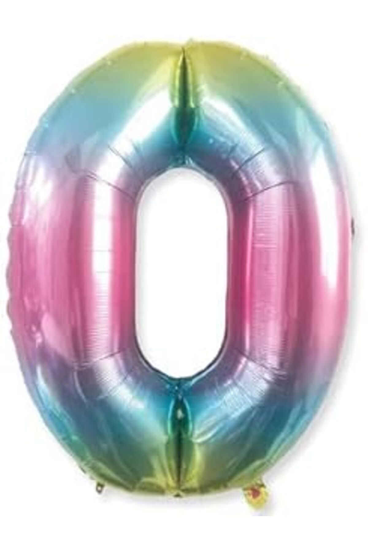 Mu Art Benim Marifetlerim - 0 Rakamı Rengarenk Folyo Balon 40 Inch 100 Cm