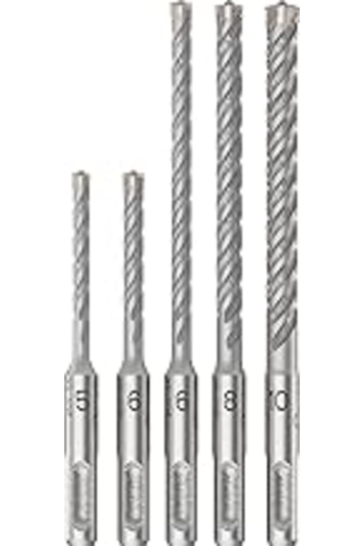 Pİ GLOBAL Bosch Professional Accessories Sds Plus-5 X: Set 5 Uds: 5, 6, 6, 8, 10 (5)