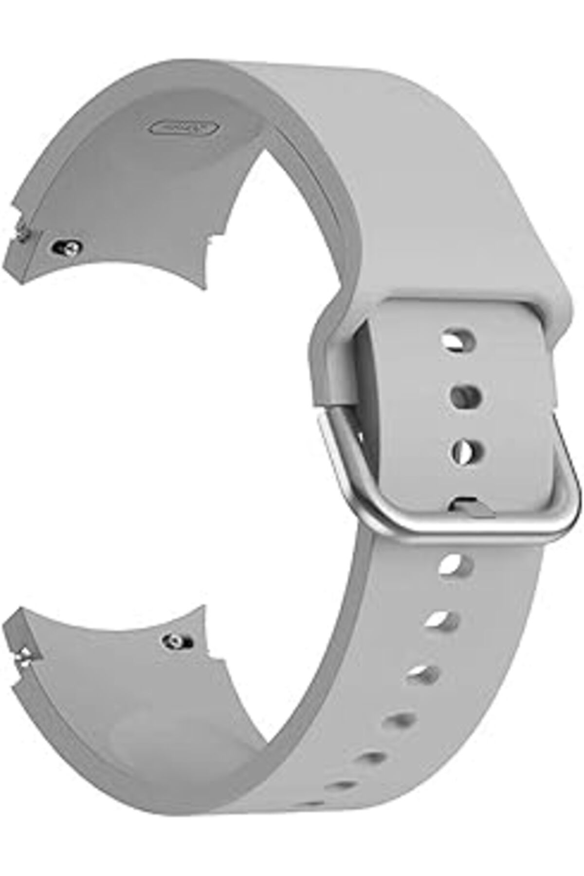 Mu Art Microsonic Samsung Galaxy Watch 4 40Mm Için Kordon Solid Silicone Band, Gri