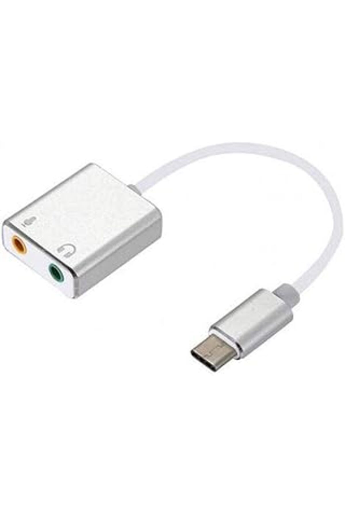 Mu Art 2In1 Type-C Den Mikrofon Ve Kulaklık Çevirici 7.1 Dönüştürücü
