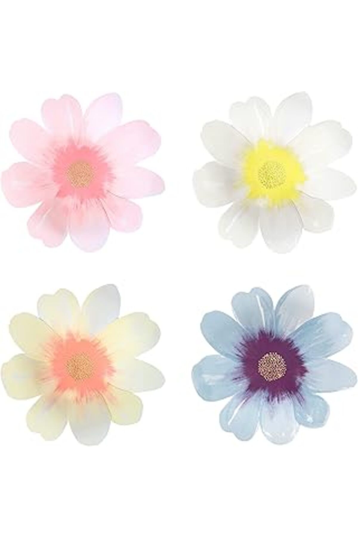 Hepta Collection Meri Meri Çiçek Bahçesi Tabaklar (L) (8'Li)