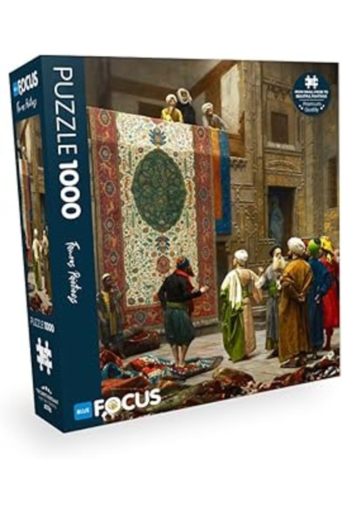 NETWORK ART Blue Focus 1000 Parça Puzzle - THE CARPET MERCHANT (HALI TÜCCARI)