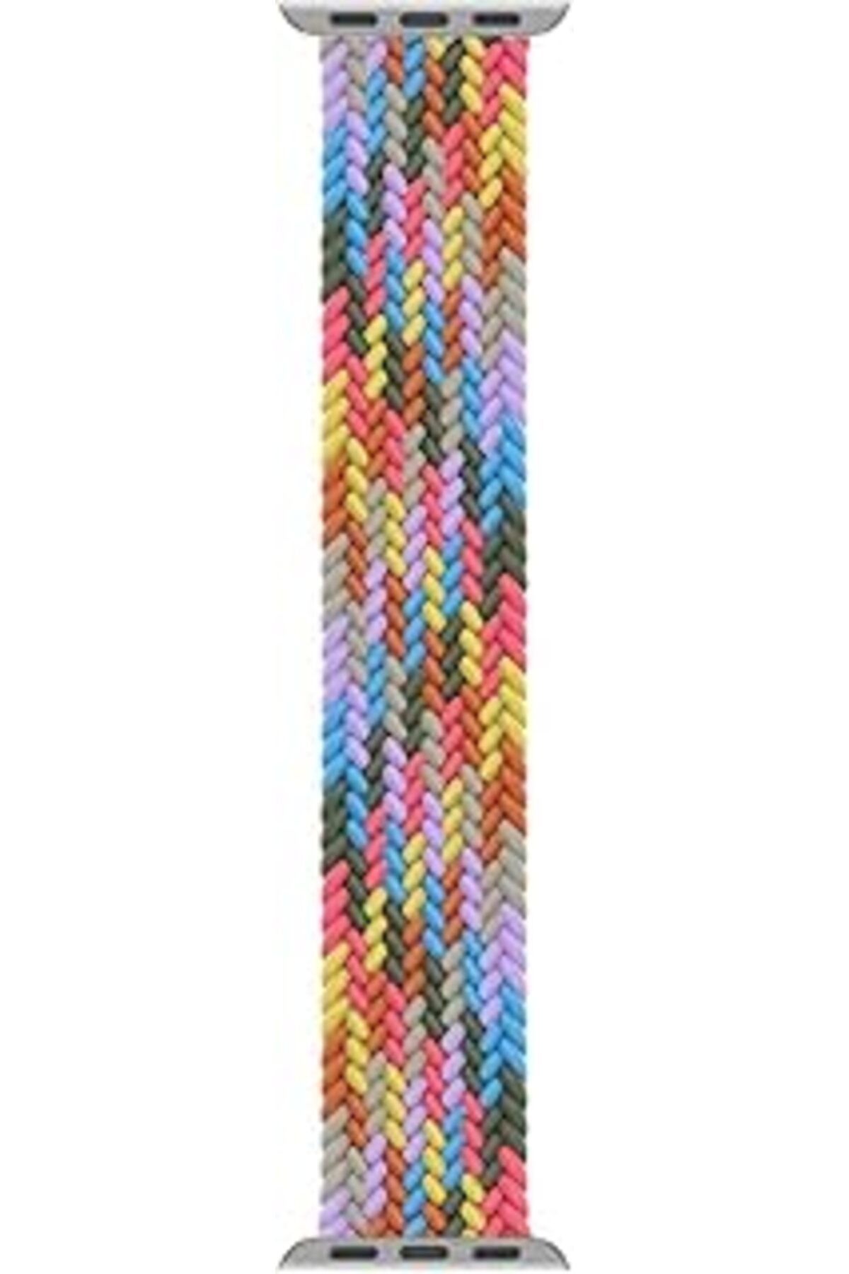 robotrend Microsonic Apple Watch Series 4 44Mm Kordon, (Medium Size, 147Mm) Knitted Fabric Single Loop Sarı (