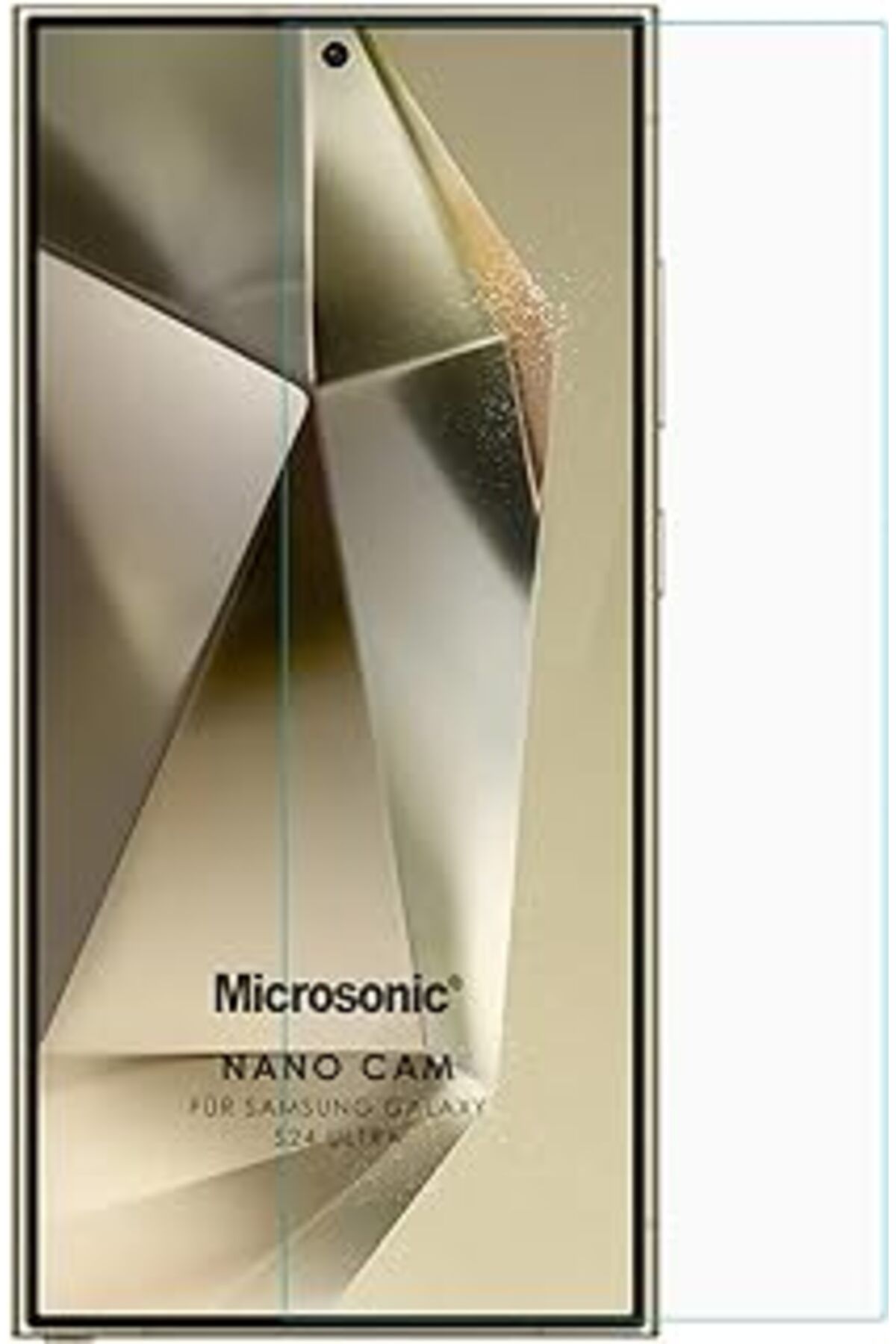 Pazarcan Microsonic Samsung Galaxy S24 Ultra Nano Glass Cam Ekran Koruyucu [Galaxy S24 Ultra Ile Uyumlu Ekra