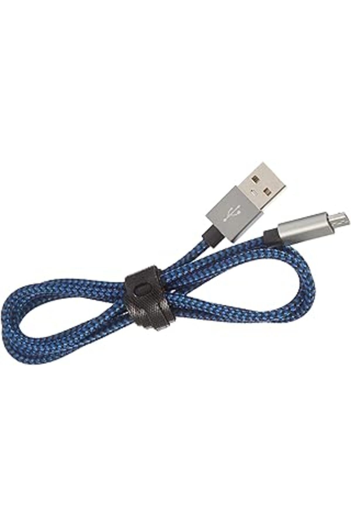 robotrend Micro Usb Örgülü Yüksek Hızlı Şarj Kablosu Mavi