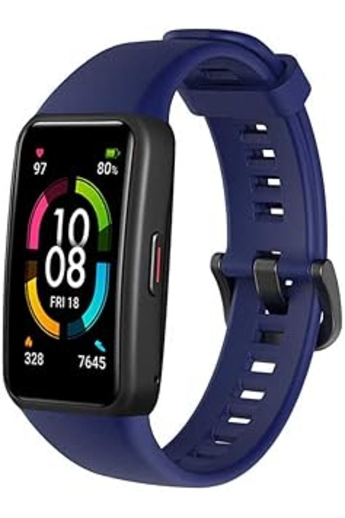 Pazarcan Psr Aksesuar Lacivert Krd-47 Zore Kordon-Lacivert Huawei Band 6 Ile Uyumlu