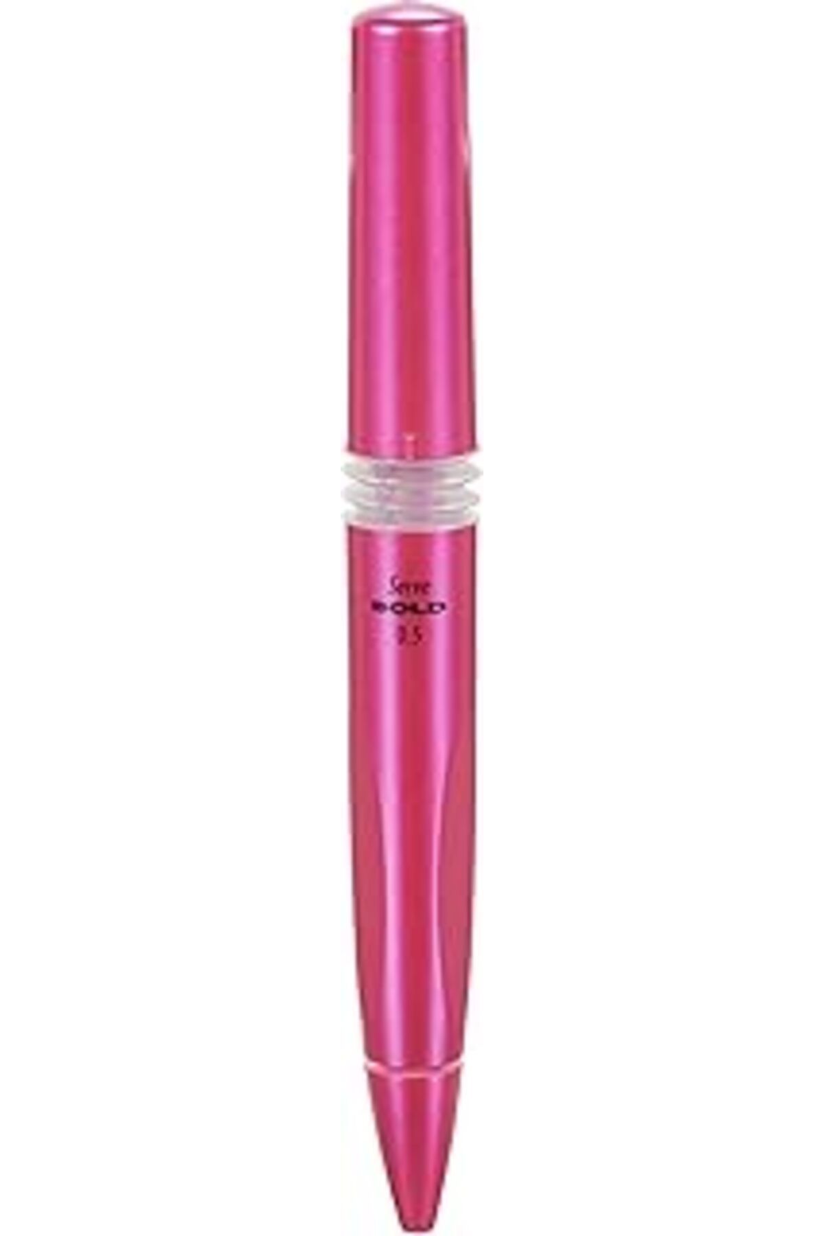 Mu Art Ahşap Bold Mekanik Kursun Kalem 05mm Metalik Pembe