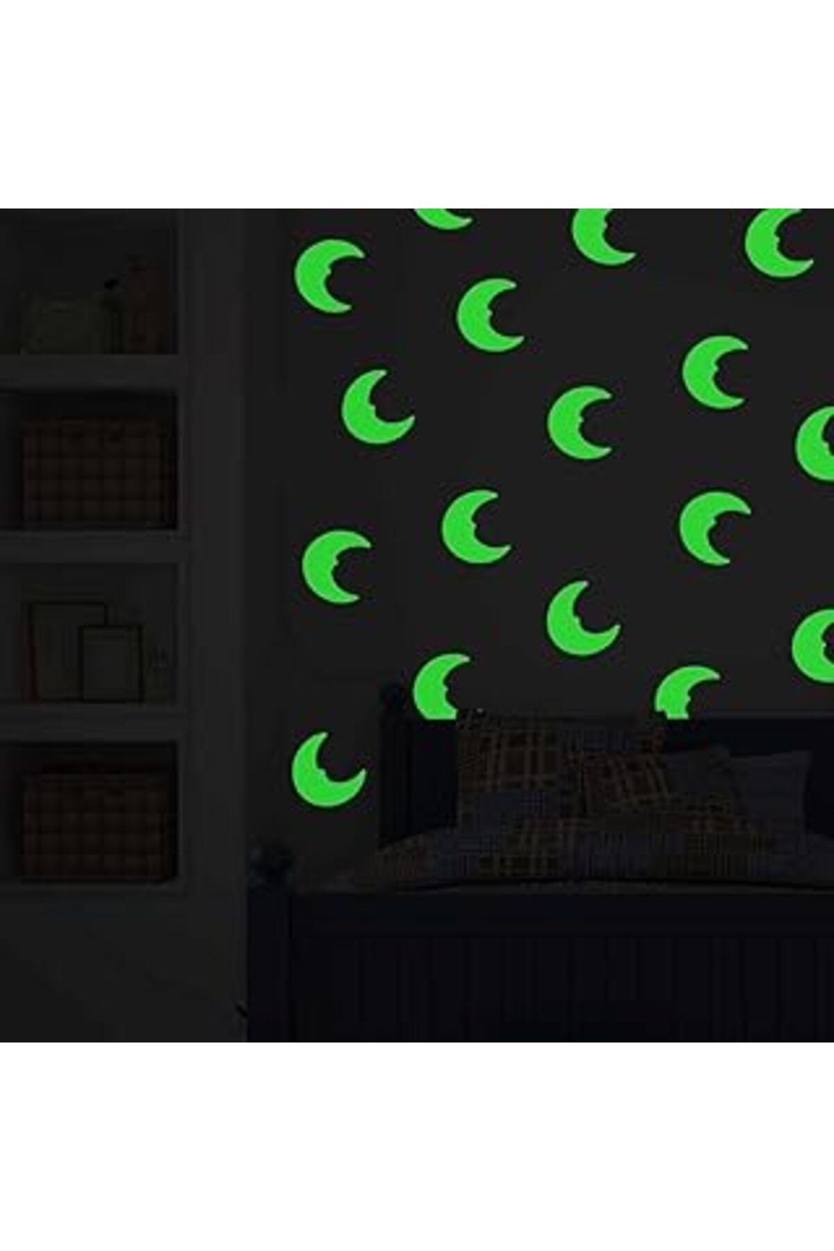 Mu Art Artikel Fosforlu Duvar Sticker Ay 40 Adet