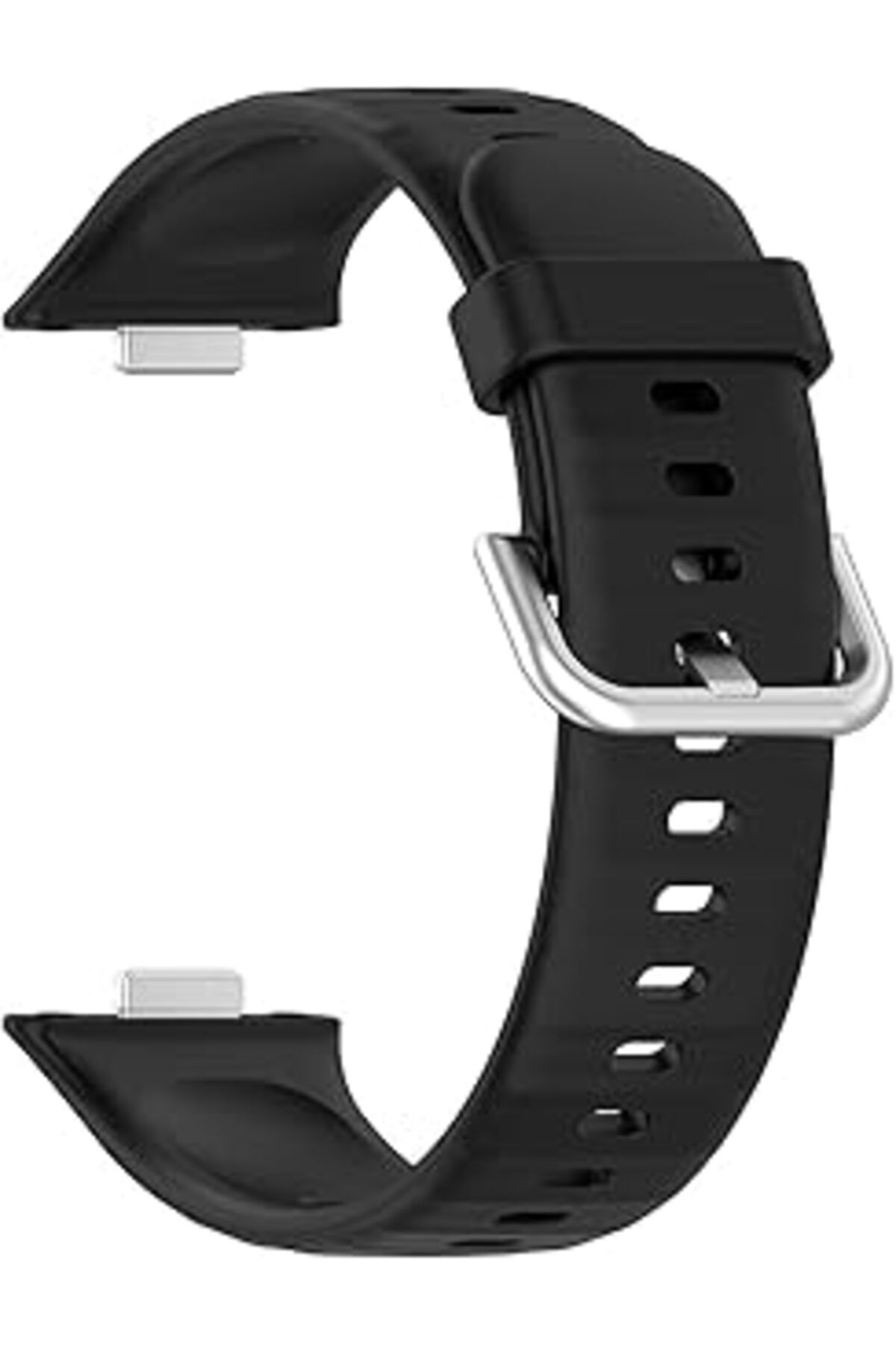 Mu Art Ahşap Microsonic Huawei Watch Fit 3 Kordon, Silicone Sport Band (huawei Watch Fit 3 Ile Uyumlu Kordon, Ak