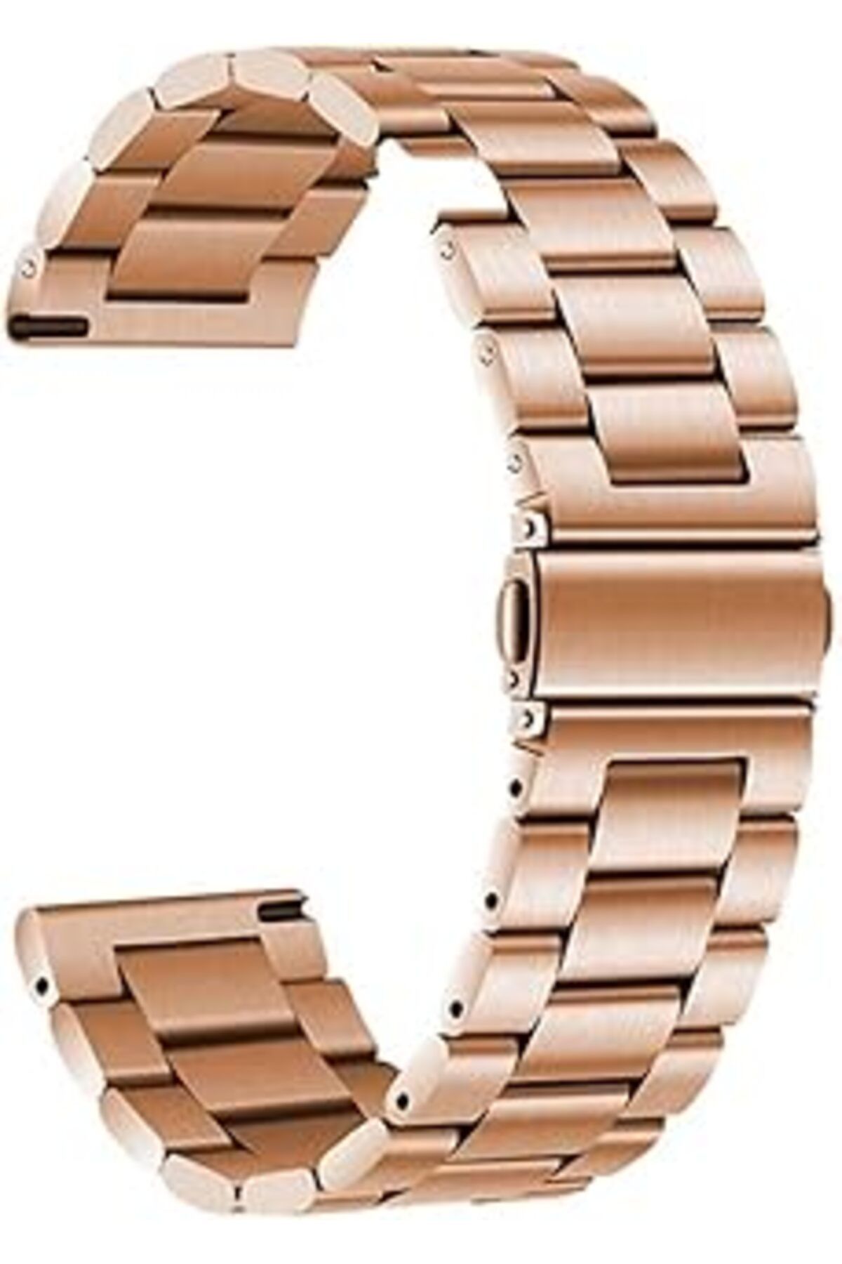 Mu Art Psr Aksesuar Rose Gold Cns Band-04 20Mm Metal Kordon-Rose Gold Galaxy Watch Active 2 40Mm Ile Uyuml