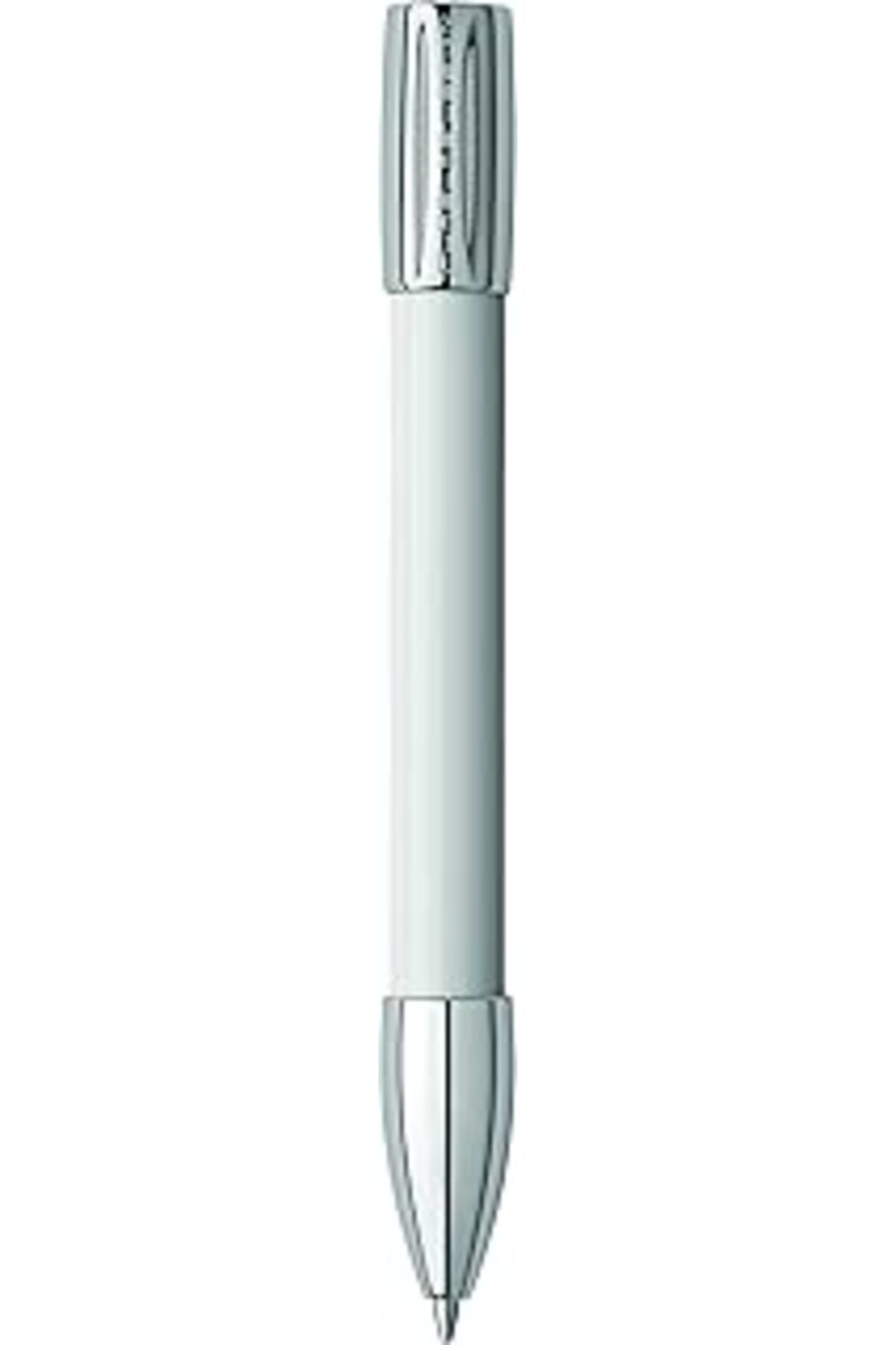Mu Art Ahşap Porsche Design P3140 Mini Tükenmez Kalem, Beyaz