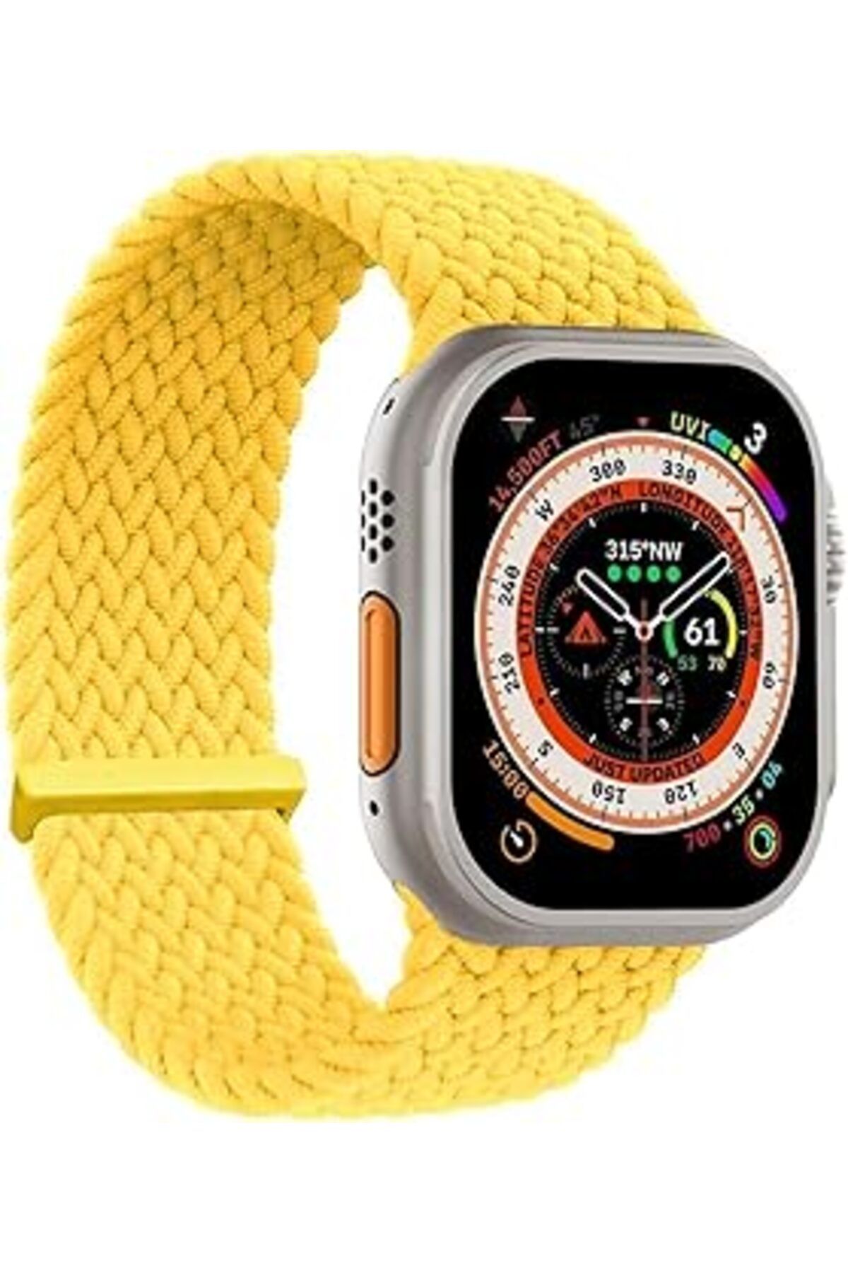 Pazarcan Microsonic Apple Watch Series 5 40Mm Kordon, (Small Size, 127Mm) Knitted Fabric Single Loop (Apple