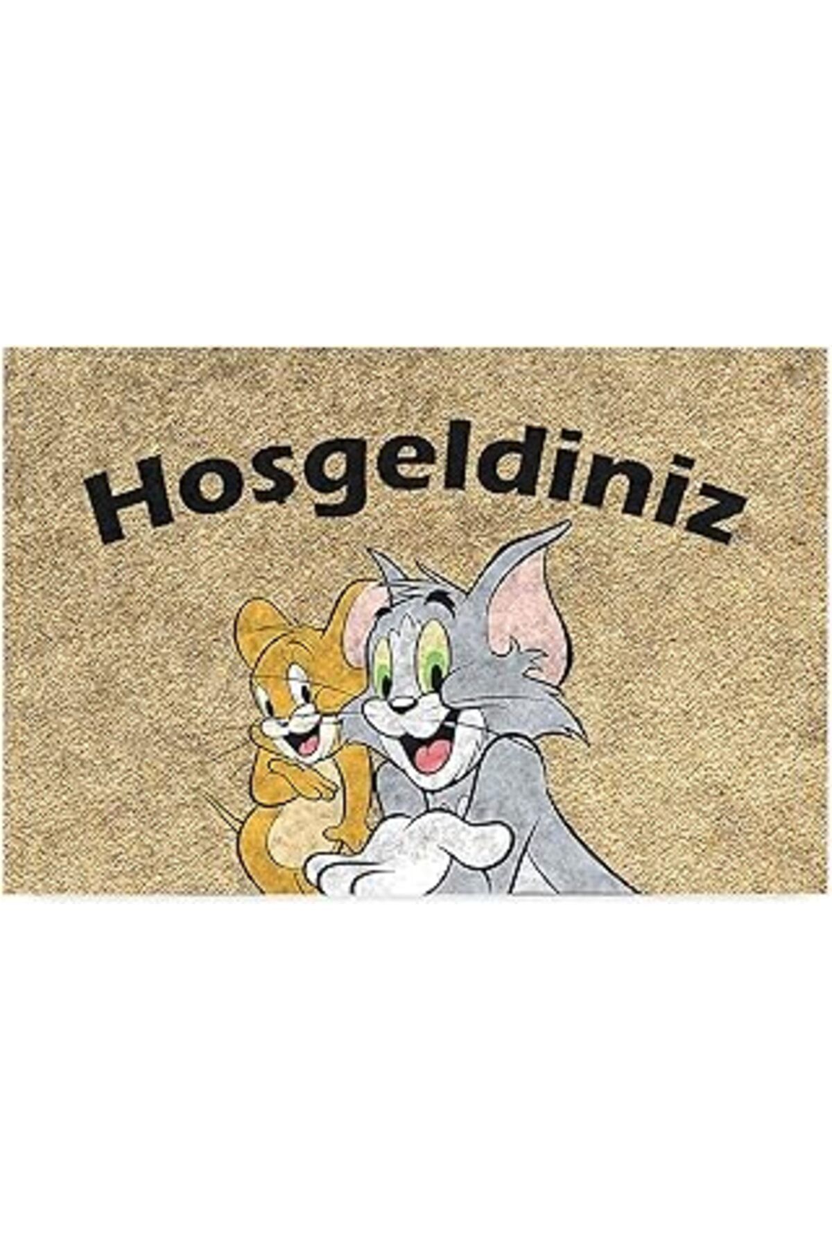 Pazarcan Monnhein Tasarımlı Dekoratif Kapı Önü Paspas, Dış Mekan/Ev İçi/Banyo/Mutfak/Yatak Odası/Giriş Paspa