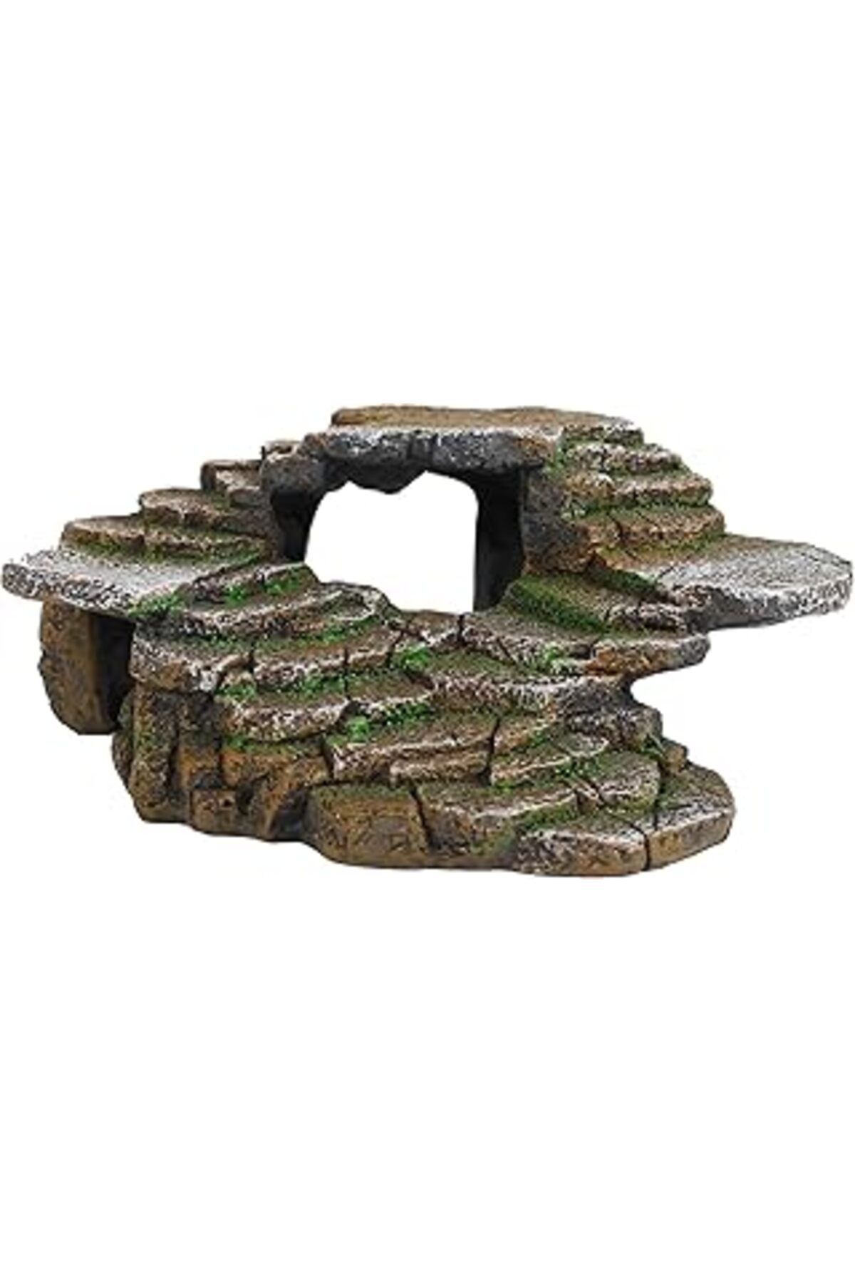 Pazarcan Penn-Plax Shale Step Ledge And Cave Hide-Out Akvaryum, Suni Reçine
