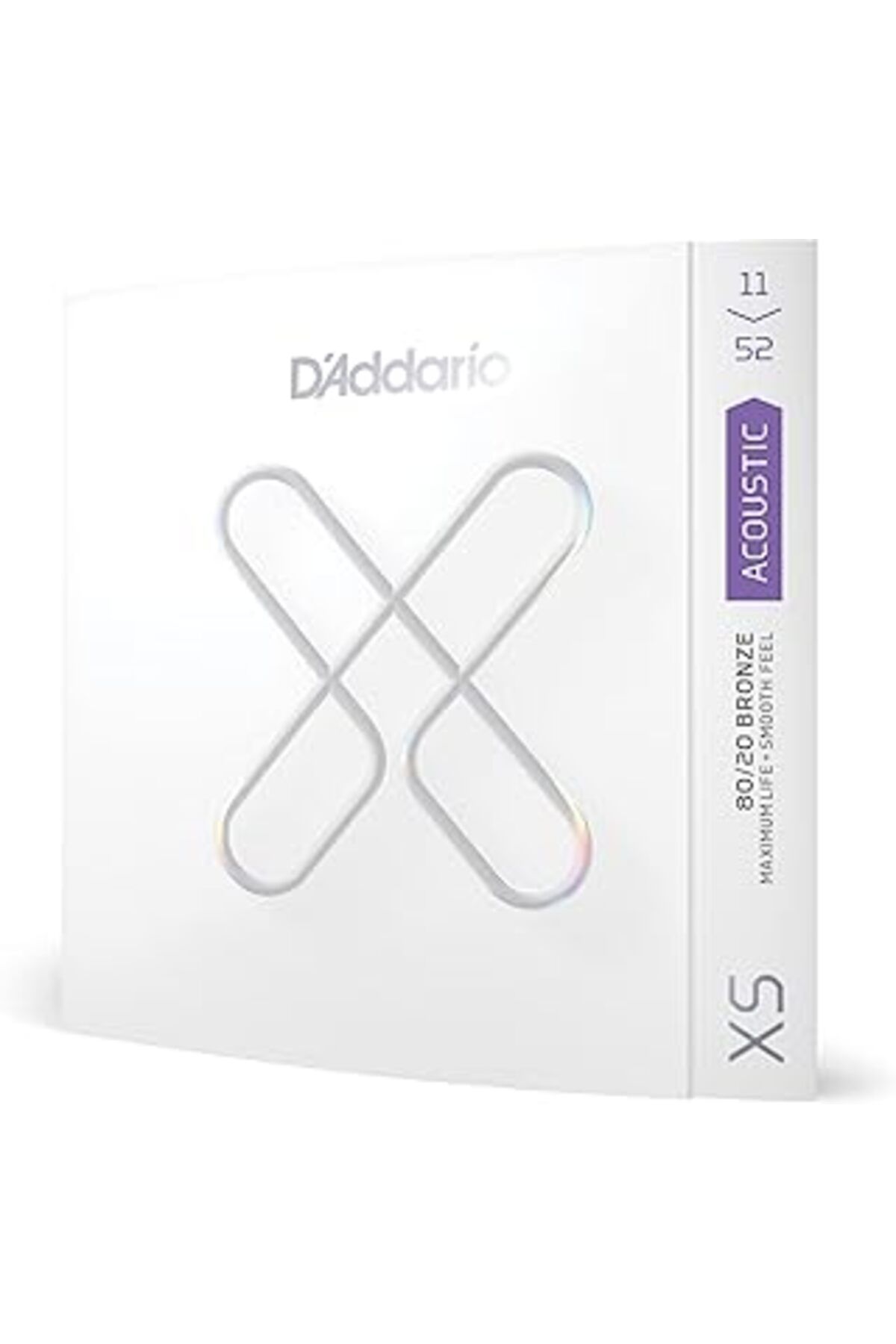 Pazarcan D'Addario 11-52 Custom Light, Xs 80/20 Bronz Kaplamalı Akustik Gitar Enstrüman Telleri