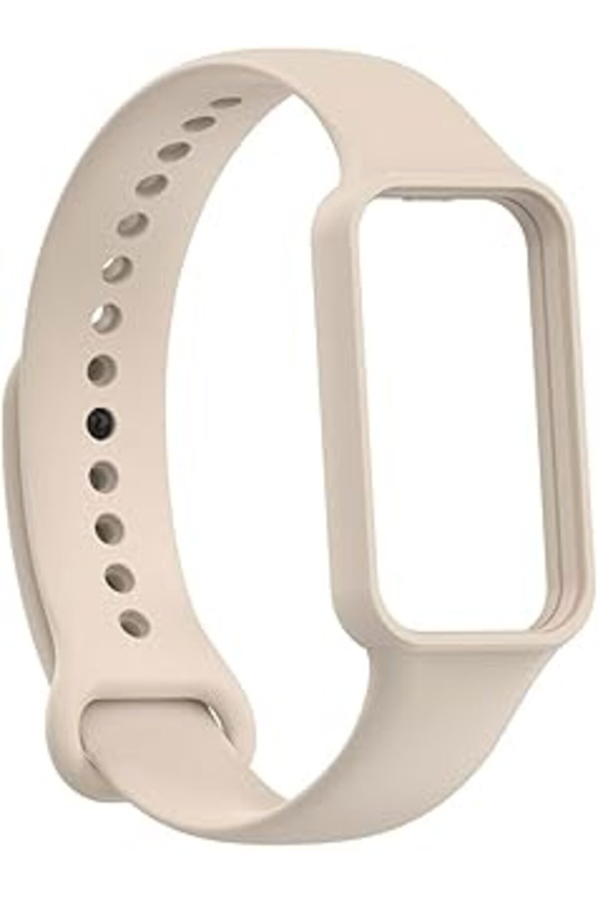 Mu Art Ahşap Psr Aksesuar Krem Krd-87 Kordon-Krem Amazfit Band 7 Ile Uyumlu