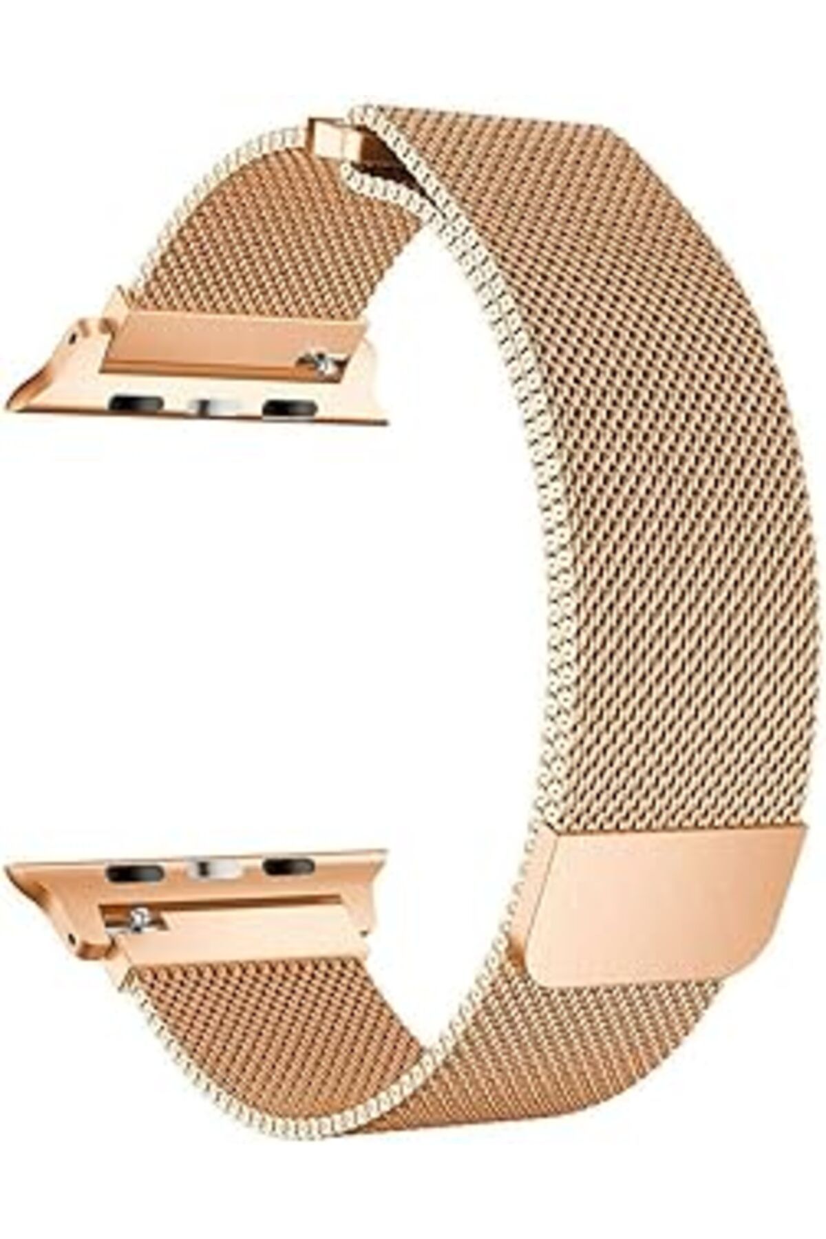 Pazarcan Kordon Çelik Kayış Milano Metal Hasır Örme Rosegold-Bakır Galaxy Watch 3 45Mm Galaxy Watch 46Mm Gea