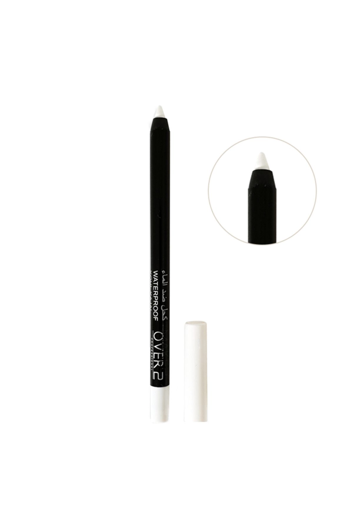 MAKE OVER MAGİC-Makeover 22 Waterproof Kajal Pencil - White M403 2