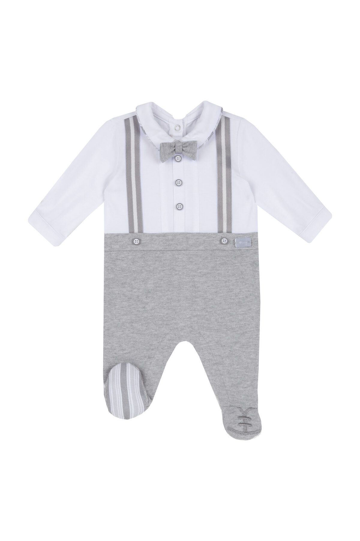 Chicco Kombinezon Z Muszką I Szelkami - Zrównoważona Bawełna Kobieta - Newborn