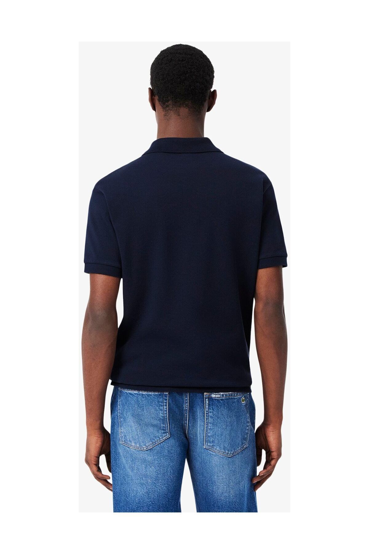 Lacoste-Námornícka modrá-166 Polo tričko pre mužov 2