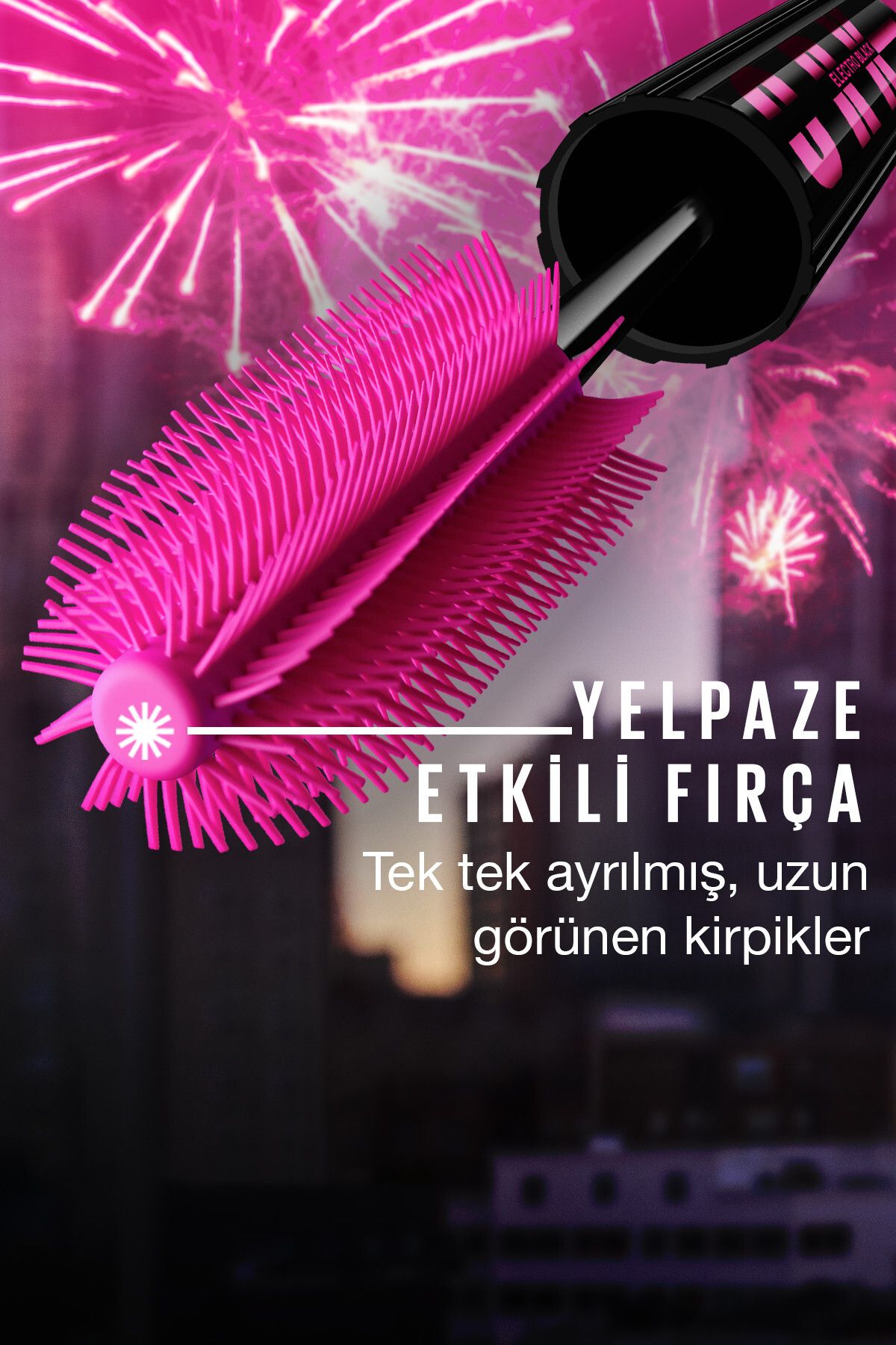 ریمل شلاق حسی آتش بازی الکترو سیاه و سفید Maybelline New York