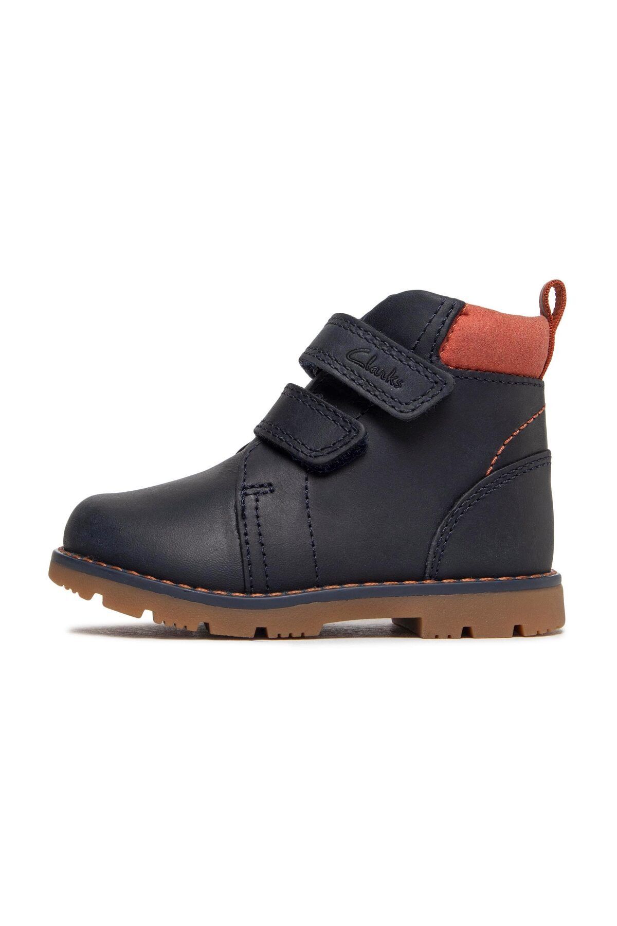 CLARKS-Kotníkové boty Black Kids 6