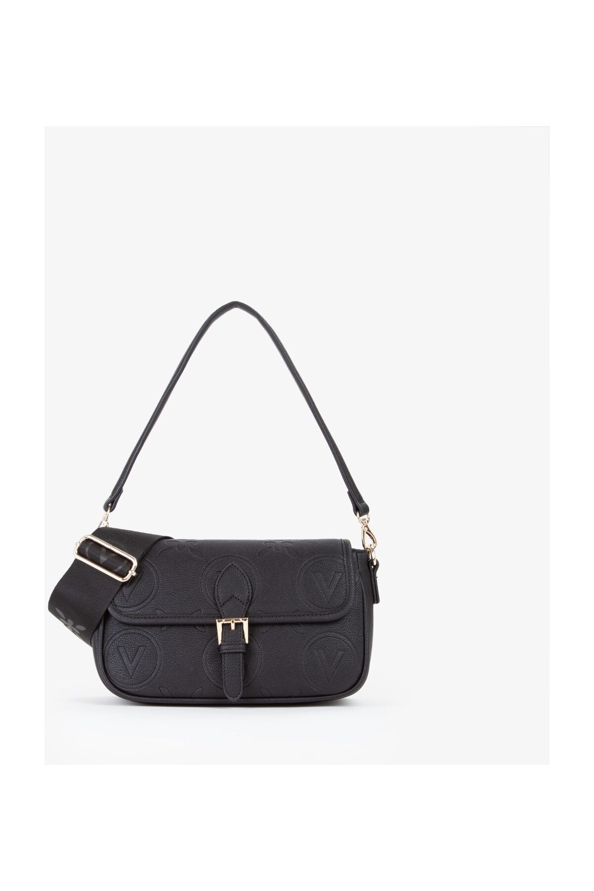 Valentino Samba Re Flap Bag Nero - One Size