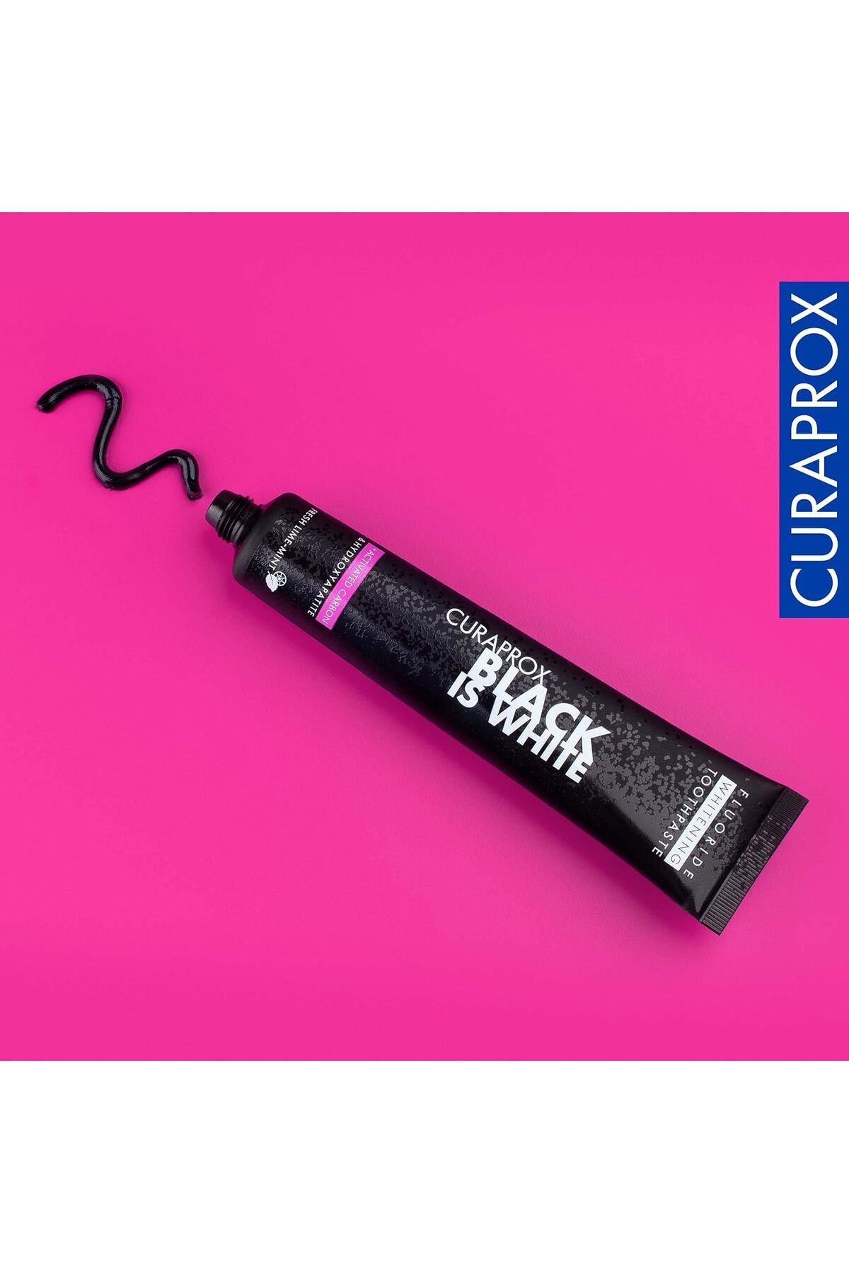 Curaprox-Black Is White, Activated Charcoal Whitening Toothpaste 90ml 13