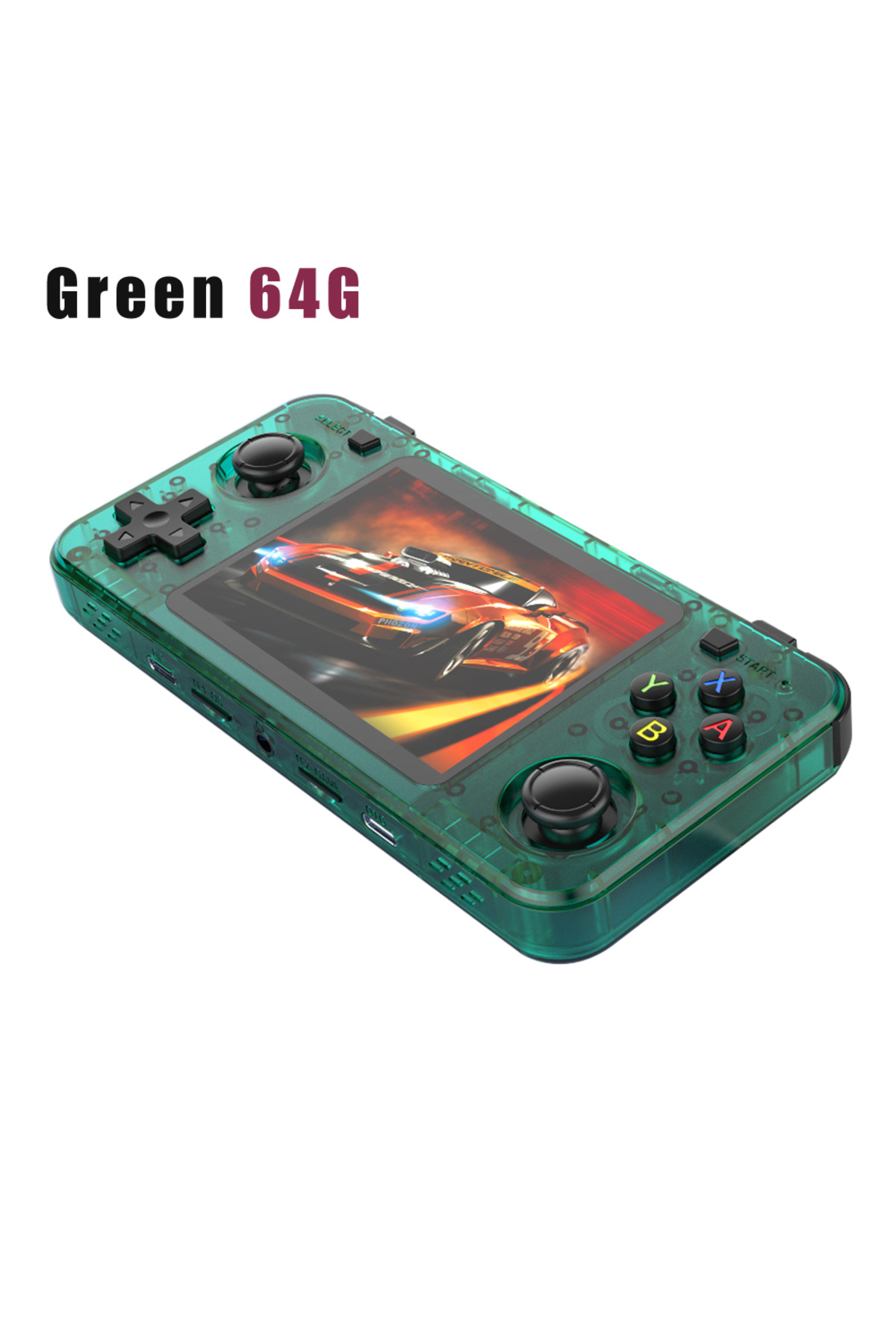BOYHOM-Green 64G BOYHOM New R36H Retro Handheld Console Open-Source Linux System Classic Game Consoles 3.5 1