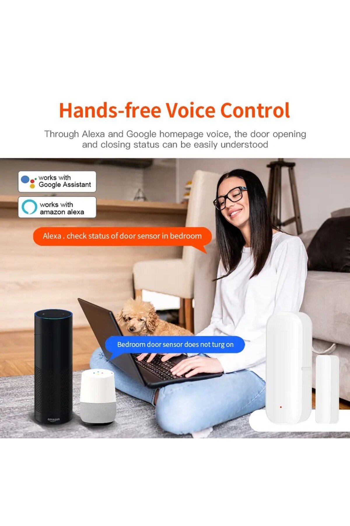 Choice-Onenuo Tuya Wifi Door Window Sensor Smart Life Control Wifi Door Sensor Contact Sensor Magnetic S... 6