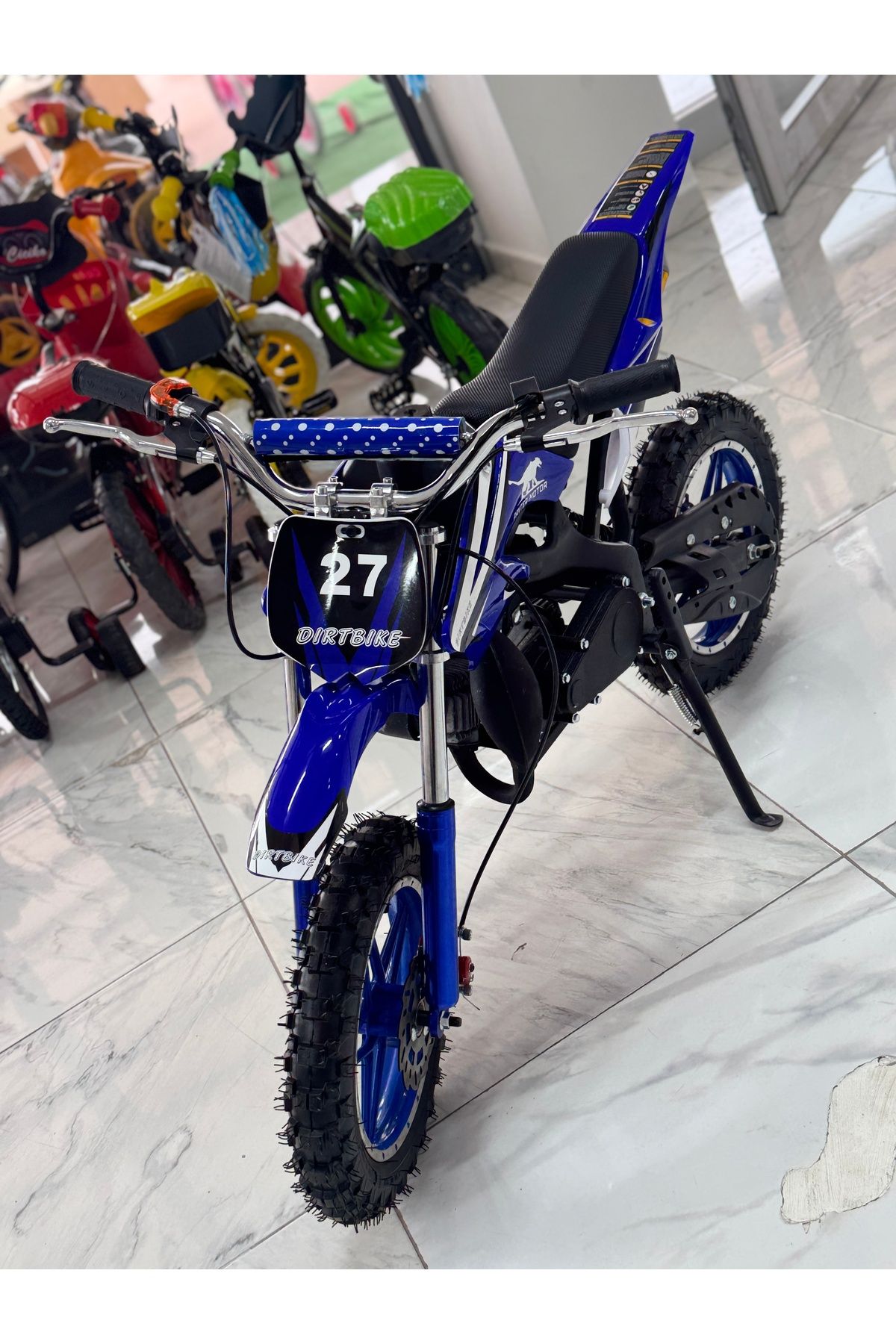 ARAS Mazakin 49 Cc Benzinli Çocuk Cros Motoru Mekanik Disk Fren