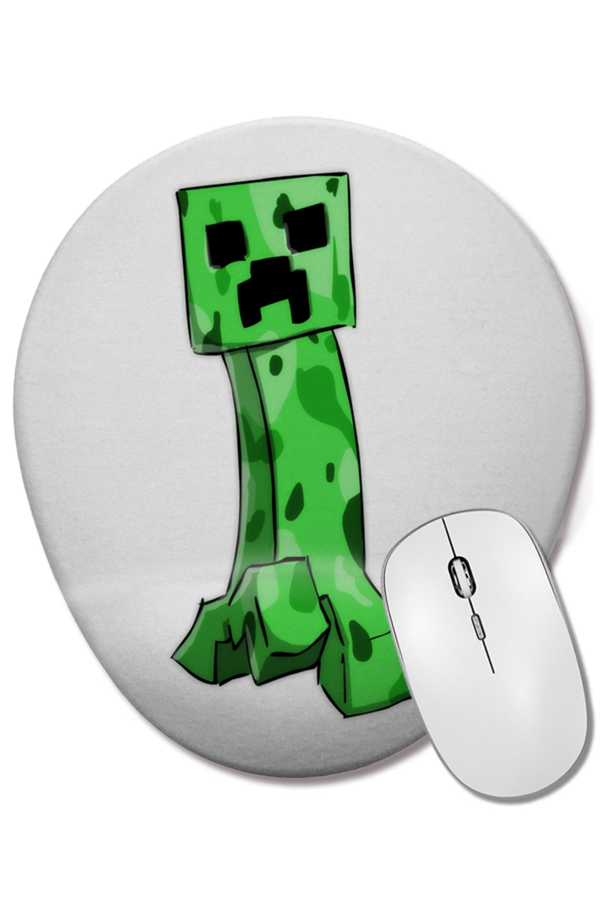 BASKI DÜNYASI-Creeper Oval Mouse Pad with Wrist Support 1