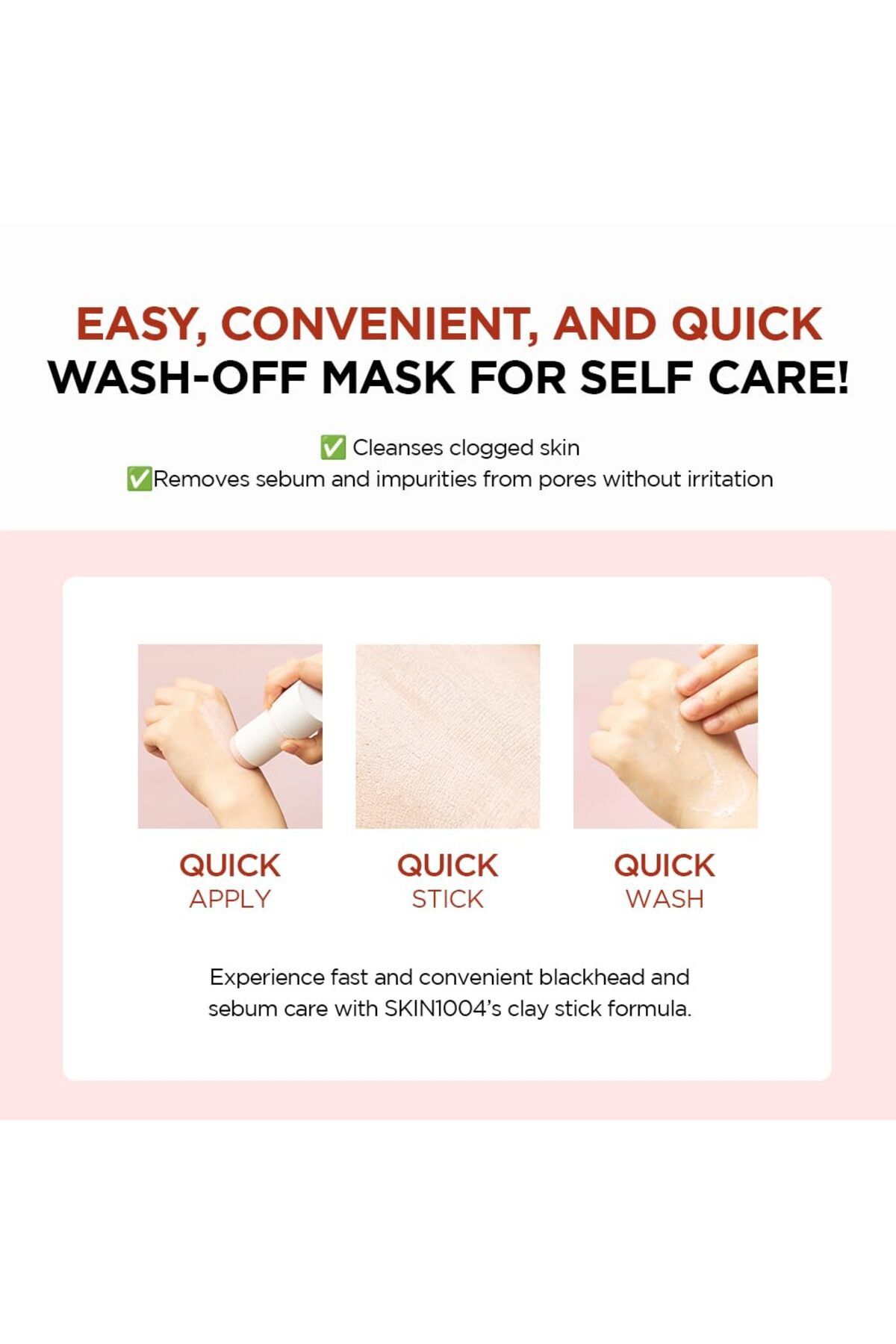 Skin1004-Madagascar Centella Poremizing Quick Clay Stick Mask 27g 4