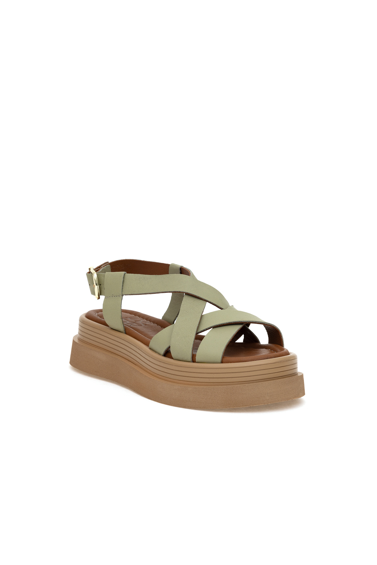 U.S. Polo Assn.-Women's Green Sandals 50304874-Vr235 3
