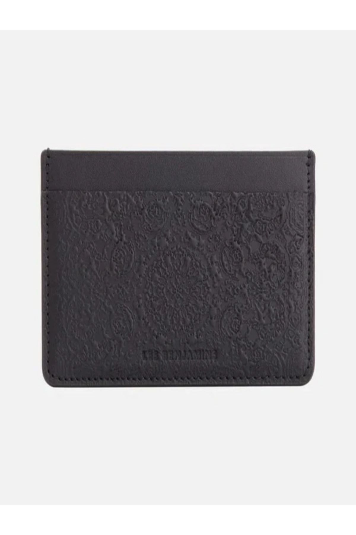 LES BENJAMINS Real Leather  Card Holder