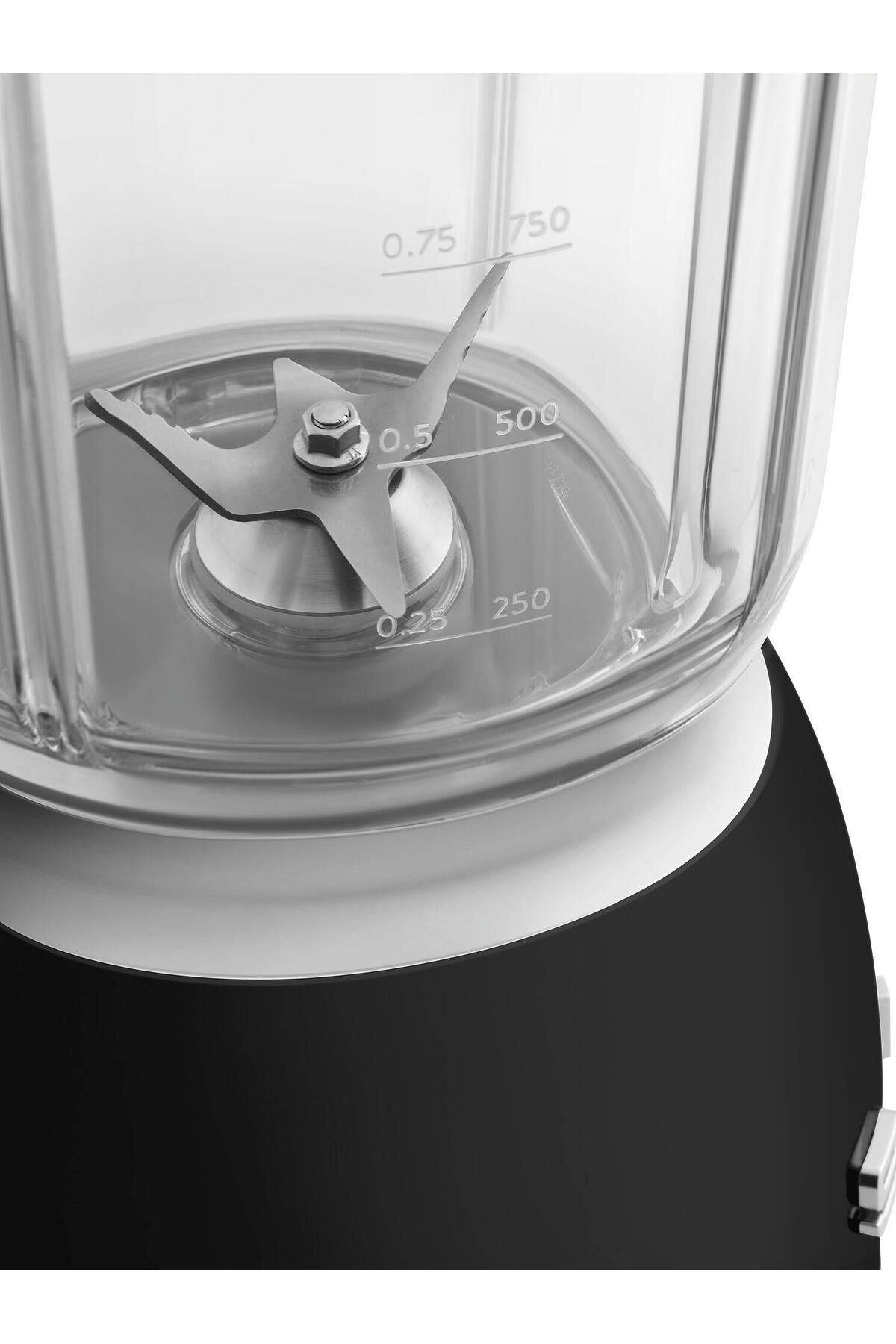 50's Style Retro Siyah Smoothie Blender Blf03bleu - 7