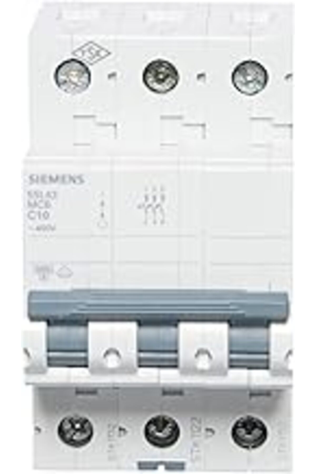 NETWORK ART SIEMENS 10A; 3 FAZLI; 5SL Classic ANAHTARLI OTOMATİK SİGORTA; 6kA; C TİPİ; YAVAŞ KARAKTERLİ