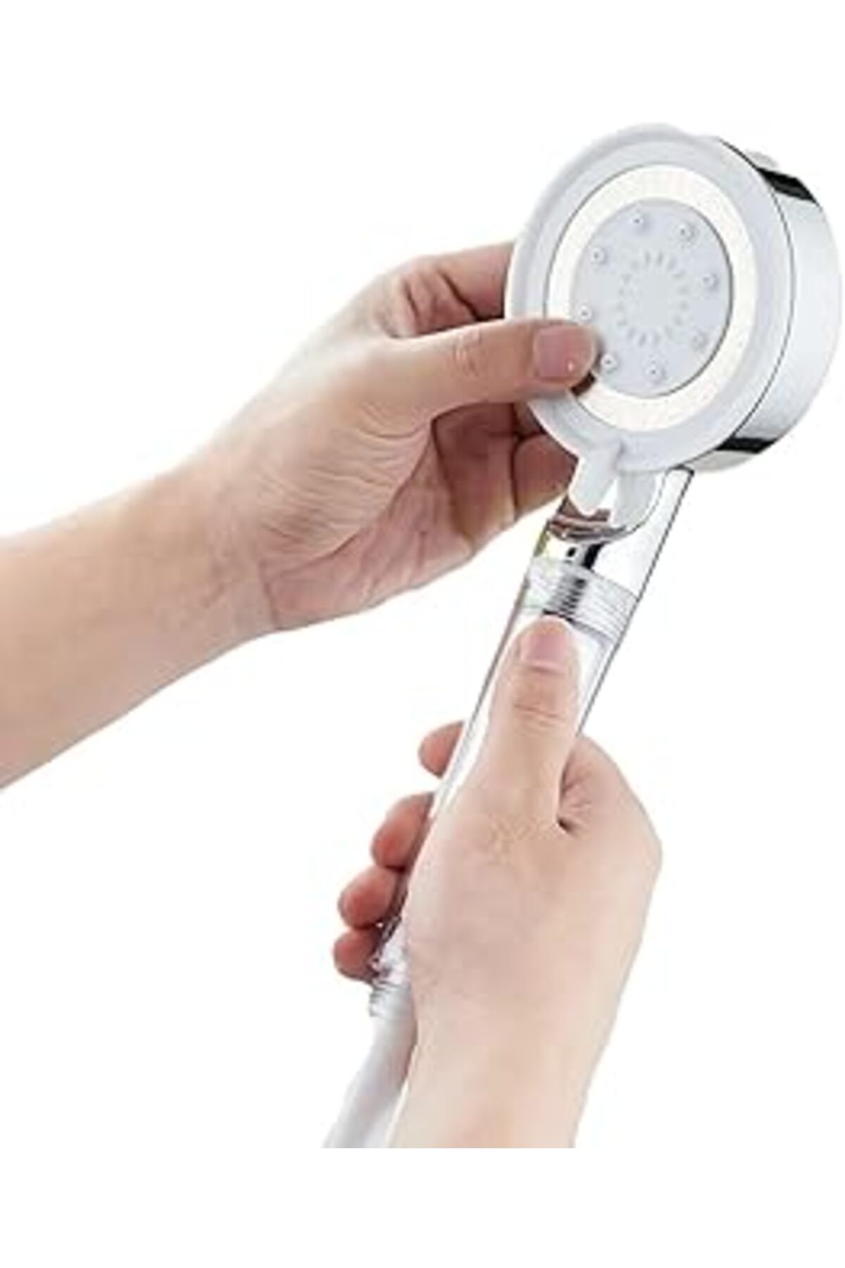 Hepta Collection Fusty Grandfilter 5 Fonksiyonlu Yüksek Basınçlı Kireç Filtreli Duş Başlığı (Beyaz)