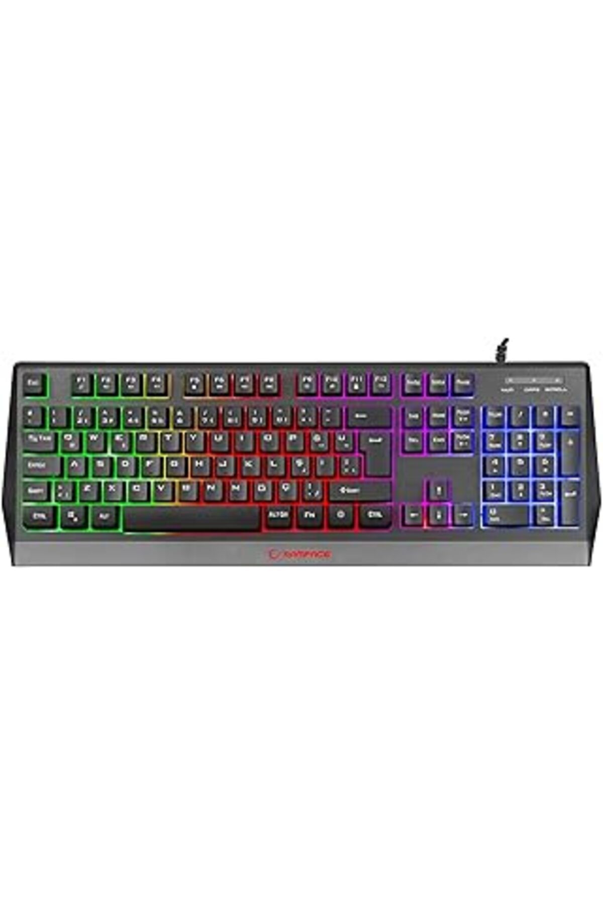 karadağsb Rampage Kb-R52 Style Rainbow Aydınlatmalı Gaming Oyuncu Klavyesi