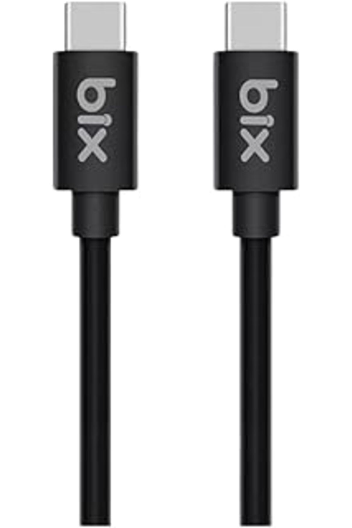 jupiter global bazaar Bix Bx-Uc02C 60W Type-C To Type-C Hızlı Şarj Ve Data Kablosu 1.2 Metre Siyah