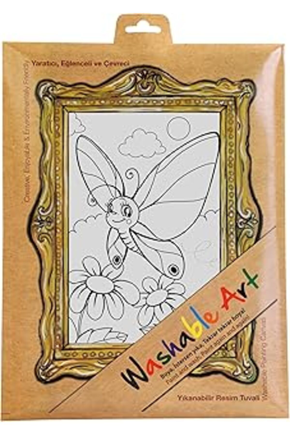 Roses Store Akademi Çocuk Funny Mat -Washable Art - Kelebek