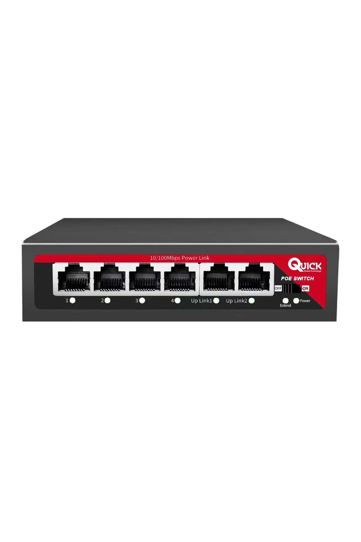 quick global technology QUICK Q4P2U 4 PORT POE SWITCH