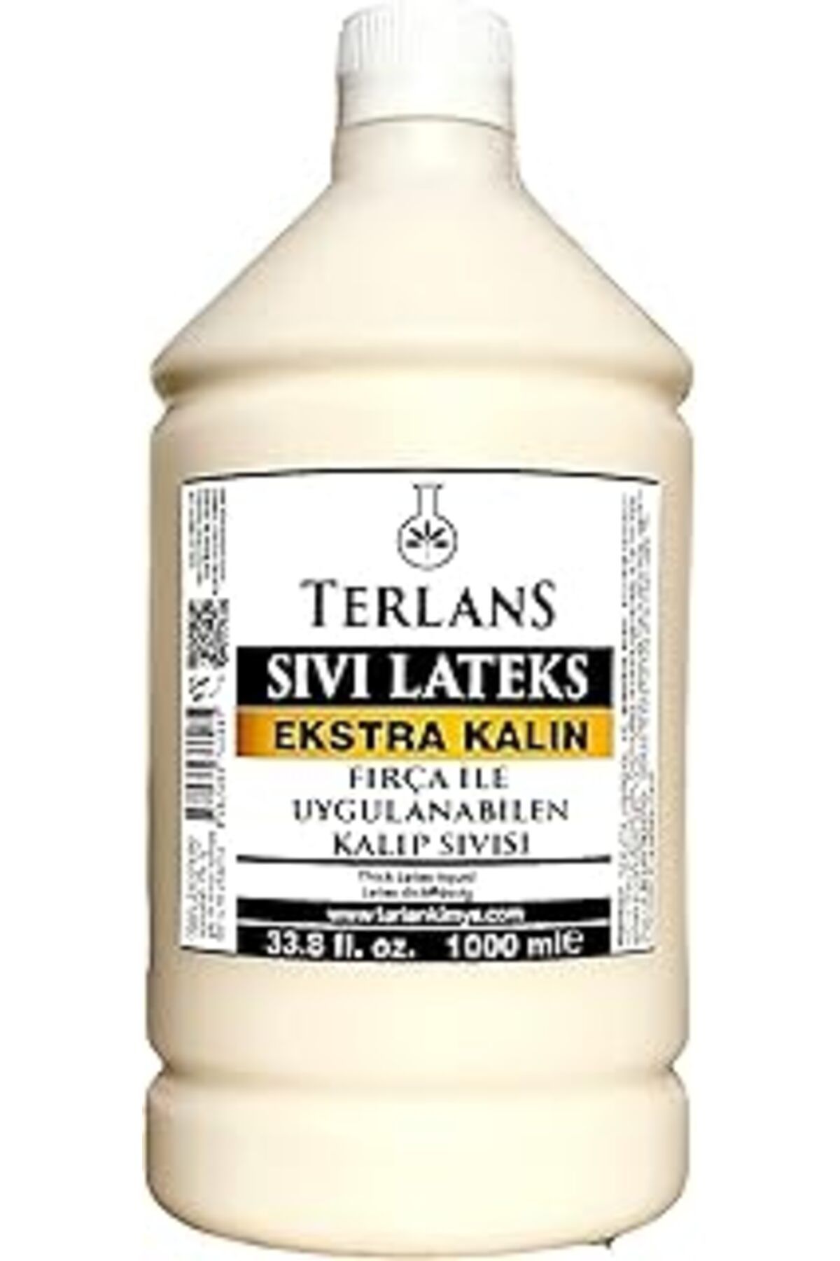 NZM TİCARET Terlans Ekstra Kalın Sıvı Lateks 1000 Ml Fırça Ile Sürülebilir Kalıp Sıvısı Thick Liquid Latex