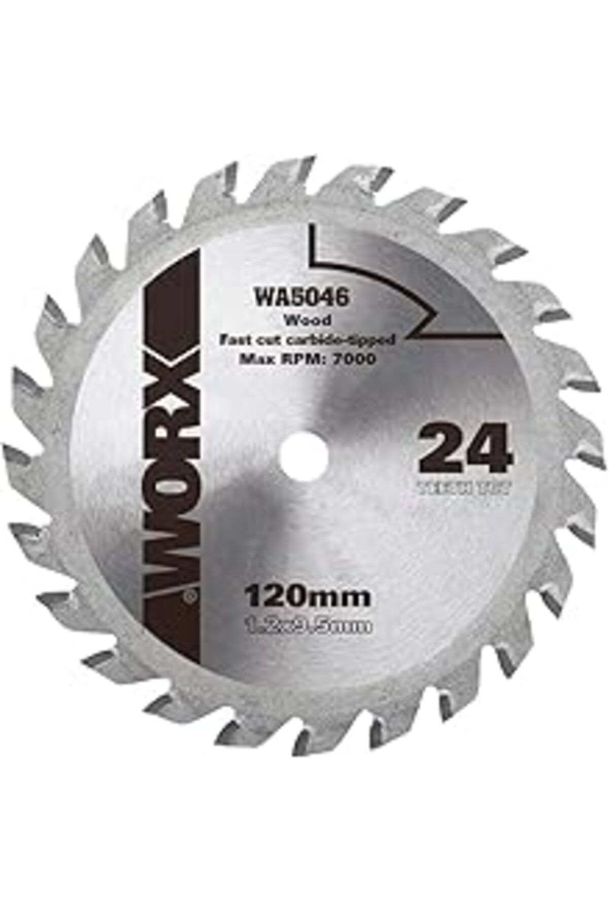 karadağsb Worx Wa5046 120x9,5mm Ahşap Kesme Elmas, Daire Testere Bıçağı