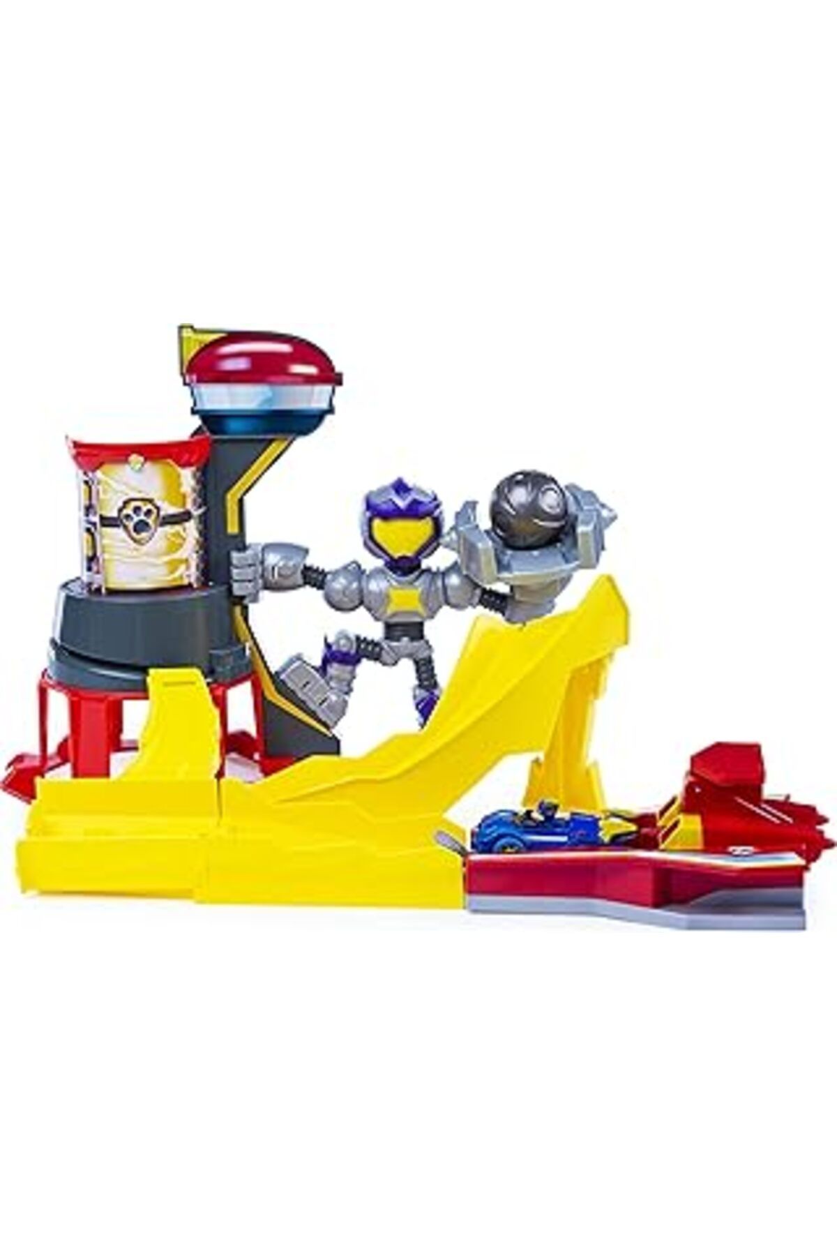 DENİZBİLİŞİM Paw Patrol True Metal Mighty Meteor Kalıp Döküm Pist Seti, Özel Kovalamaca Aracı, 1:55 Ölçek